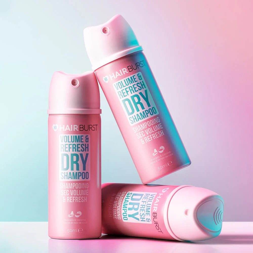 Hairburst Volume & Refresh apimties ir gaivos suteikiantis sausas šampūnas, 50 ml