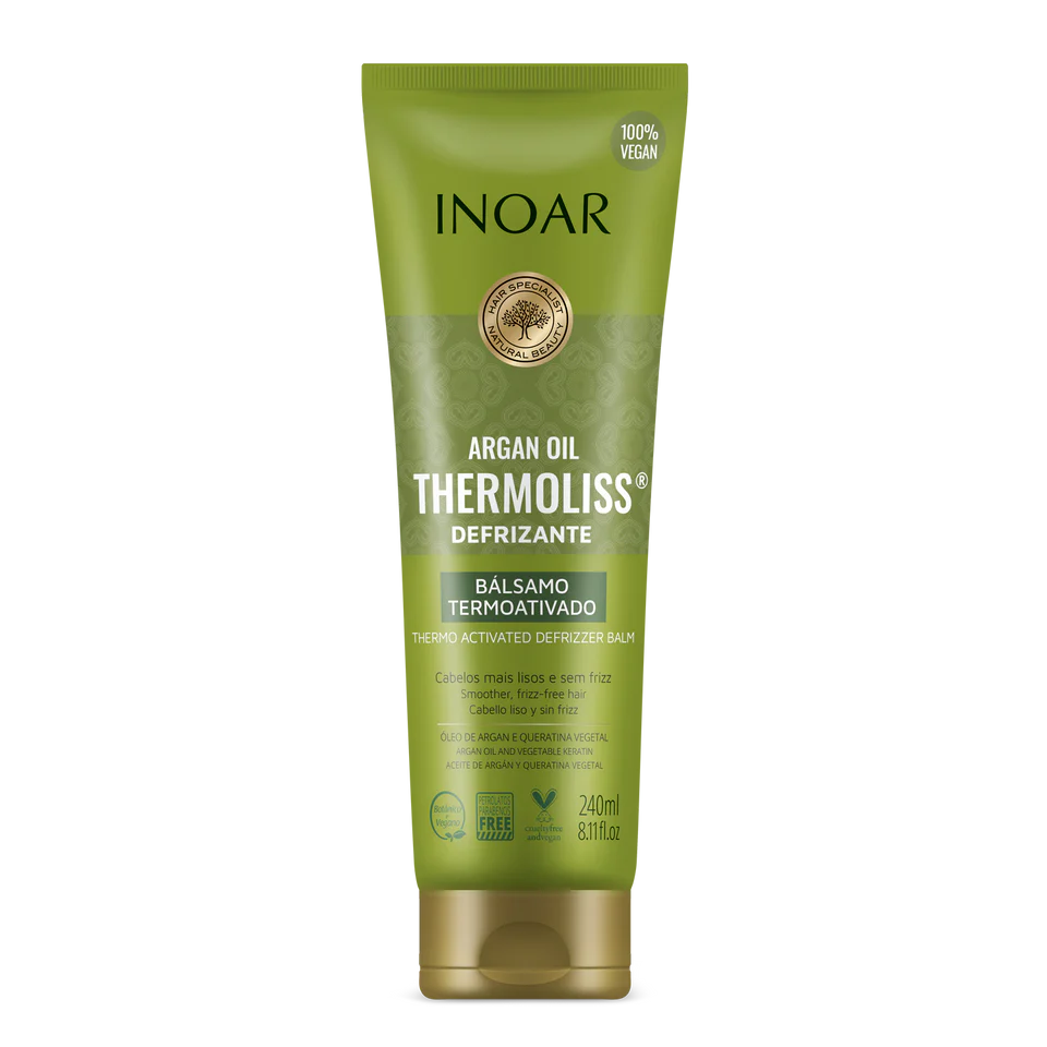 INOAR Thermoliss Thermo-Active Balm apsaugantis nuo karščio, glotninantis balzamas, 240 g