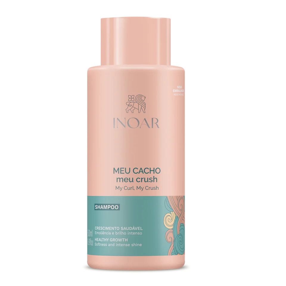 INOAR Meu Cacho Meu Crush šampūnas garbanotiems plaukams, 500 ml