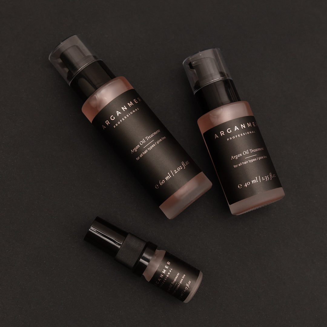 Arganmer Argan Oil Treatment aliejus plaukams PINK LINE, 40ml