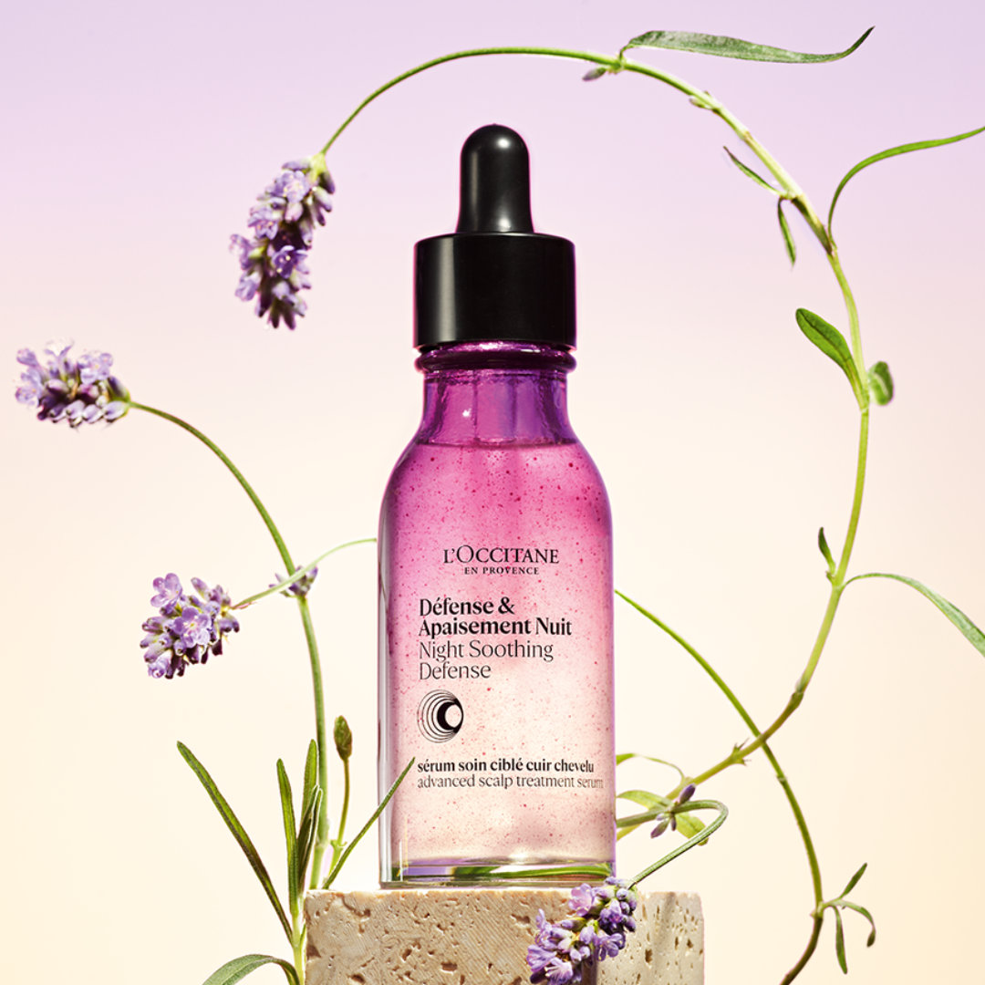 L’Occitane en Provence naktinis galvos odos serumas, 50ml