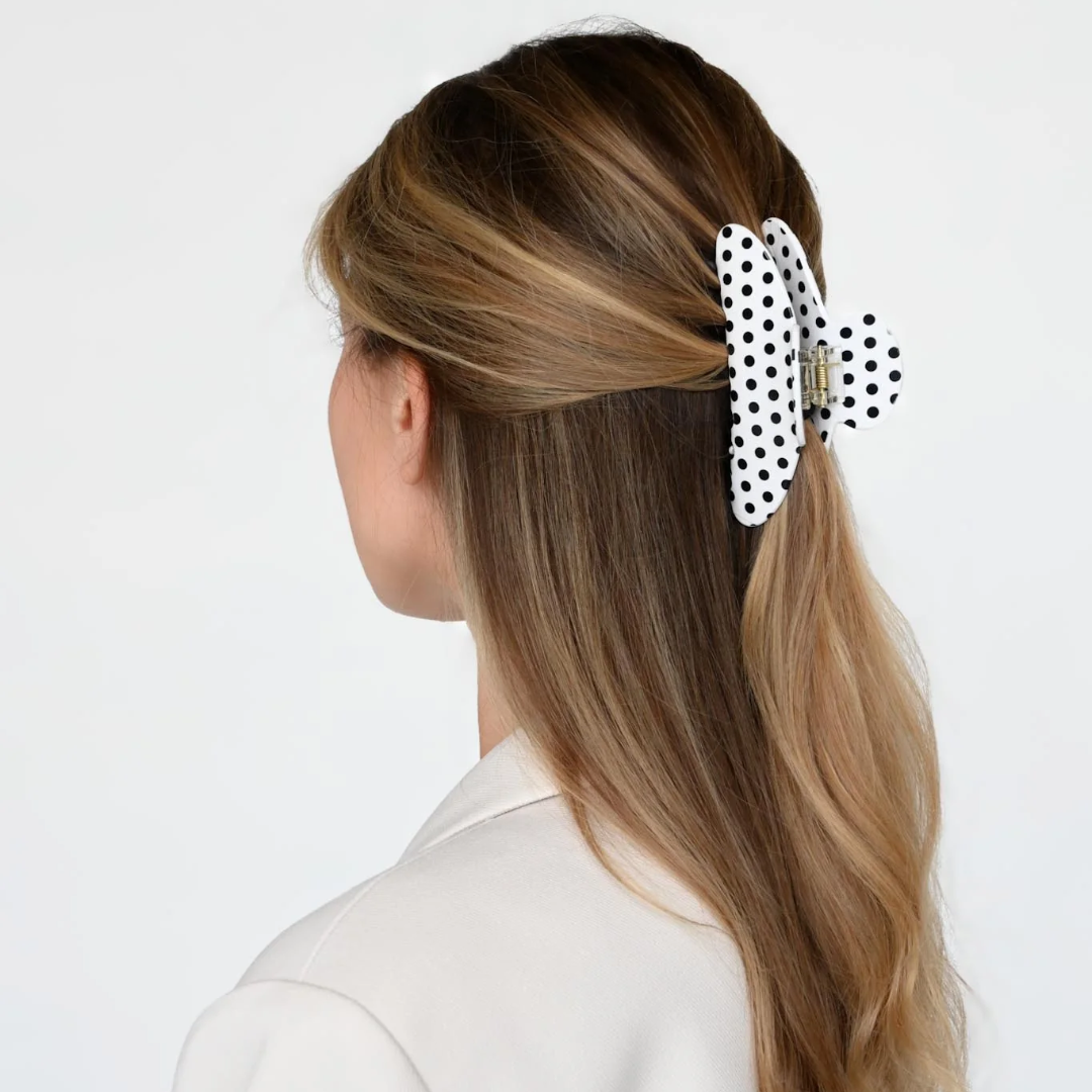 The Clip Theory Muse Large plaukų segtukas, Blush Stripe