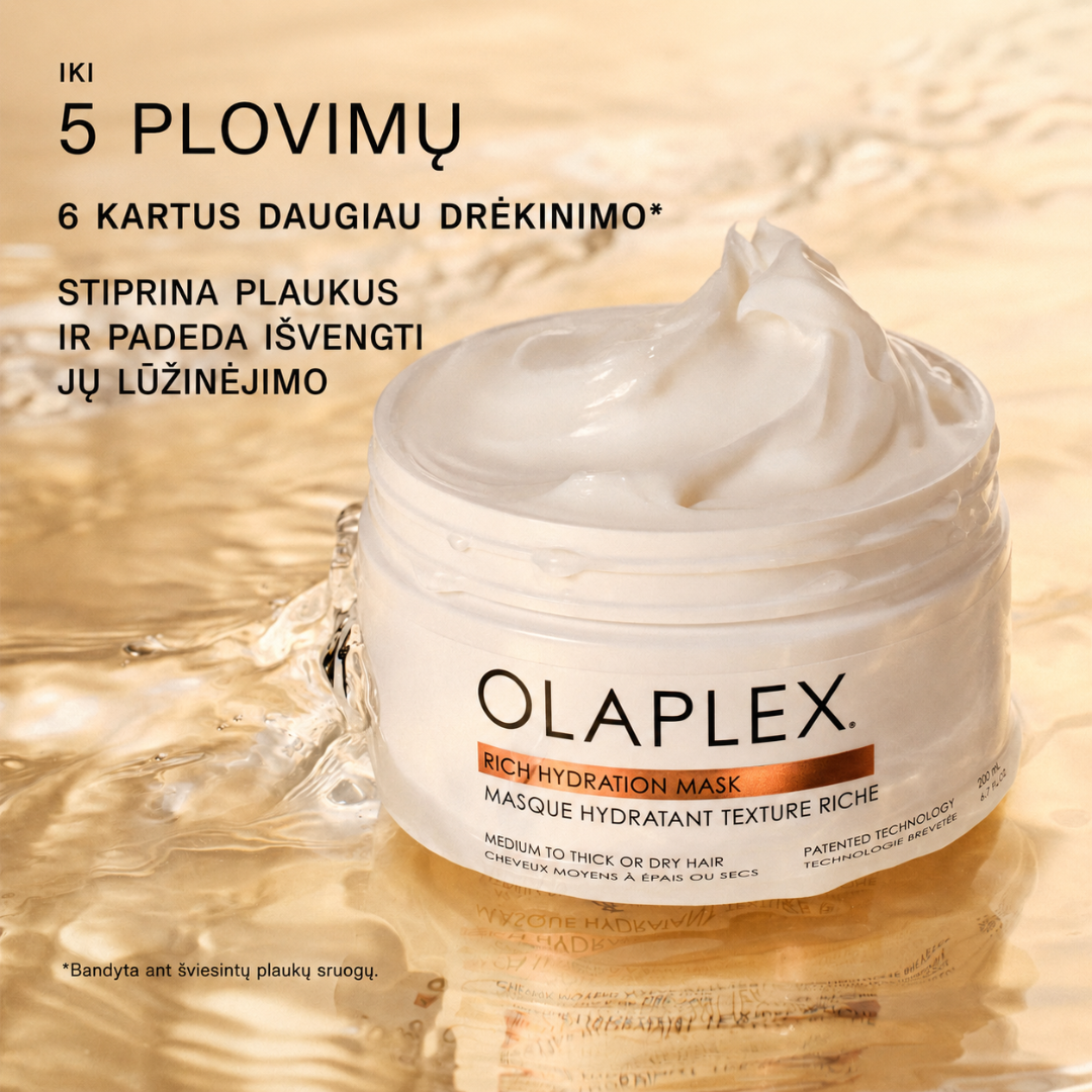 Olaplex Rich Hydration intensyviai drėkinanti ir atkurianti plaukų kaukė, 200ml