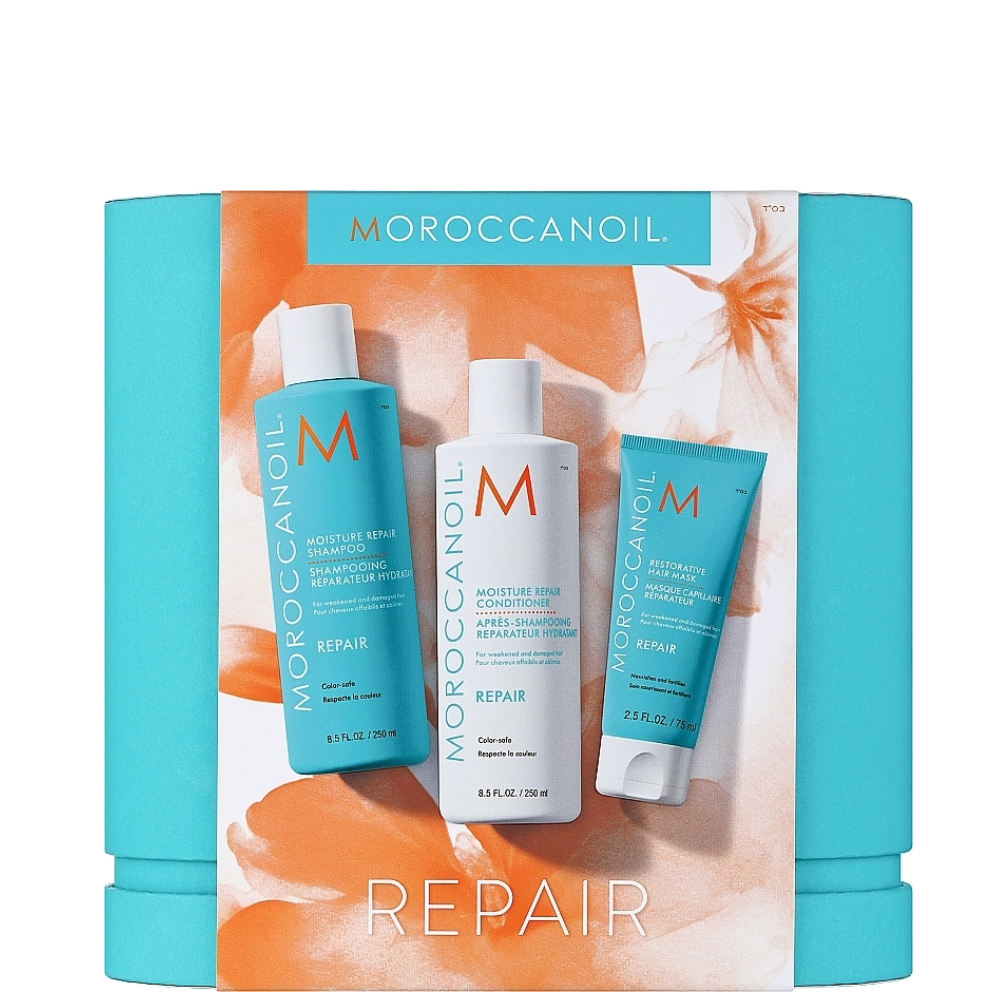 Moroccanoil Repair And Restore plaukus atstatantis rinkinys