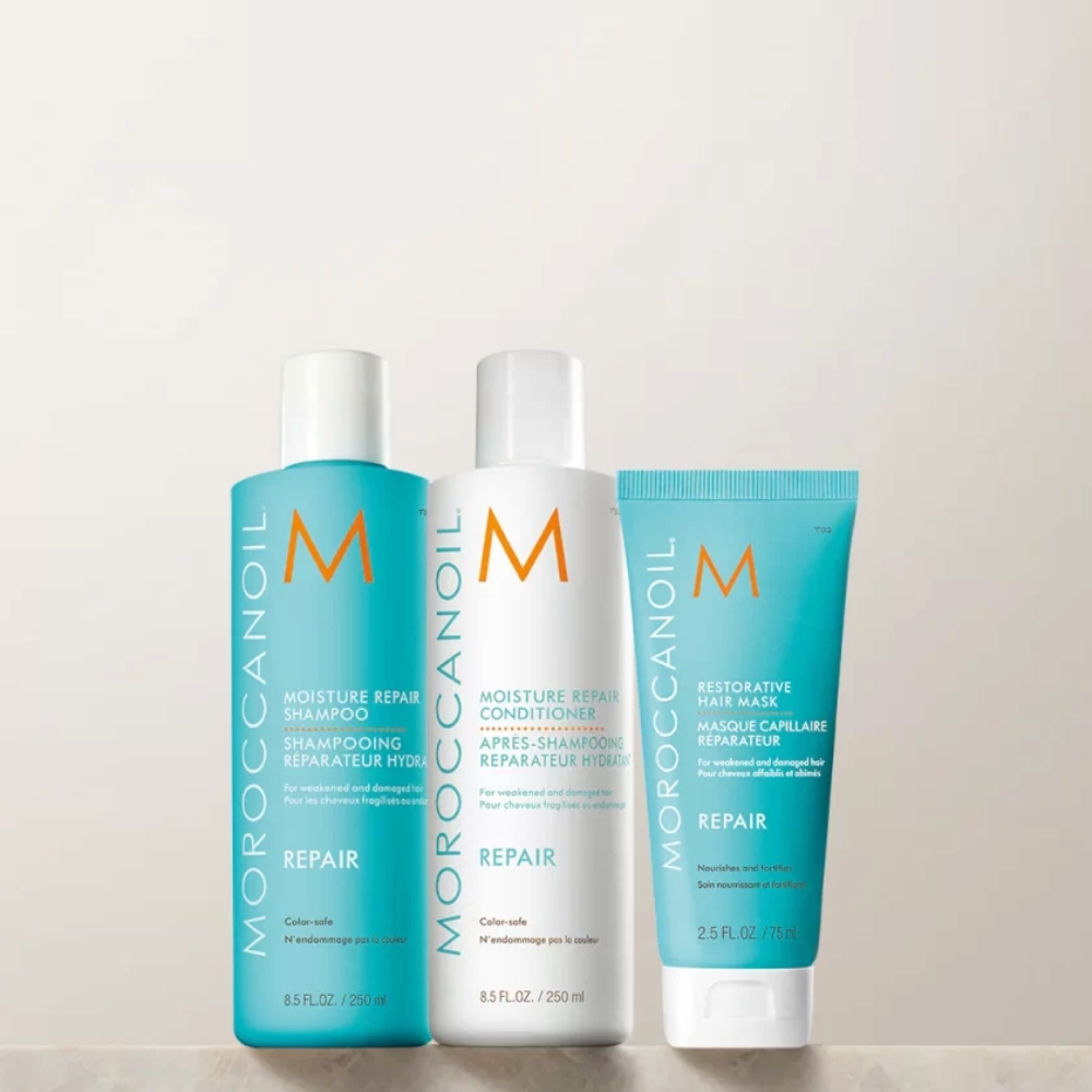 Moroccanoil Repair And Restore plaukus atstatantis rinkinys