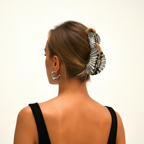 LAETI Manon Big plaukų segtukas, Silver