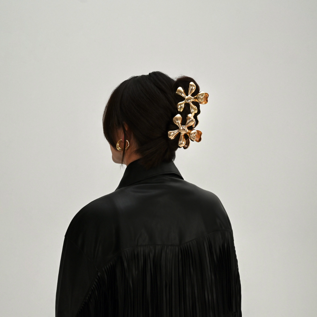 LAETI Noemie Big plaukų segtukas, Gold