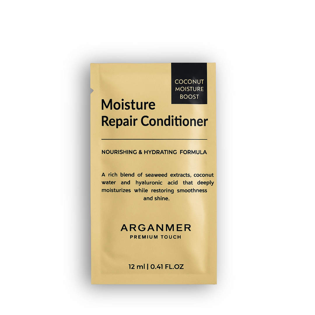 Arganmer Moisture Repair gilaus drėkinimo kondicionierius, 12ml - mėginukai