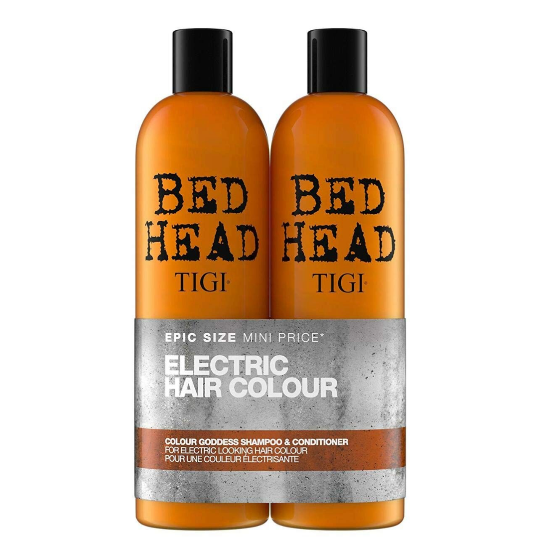 TIGI Bed Head Colour Goddess Combo Pack šampūno ir kondicionieriaus rinkinys dažytiems plaukams, 750ml