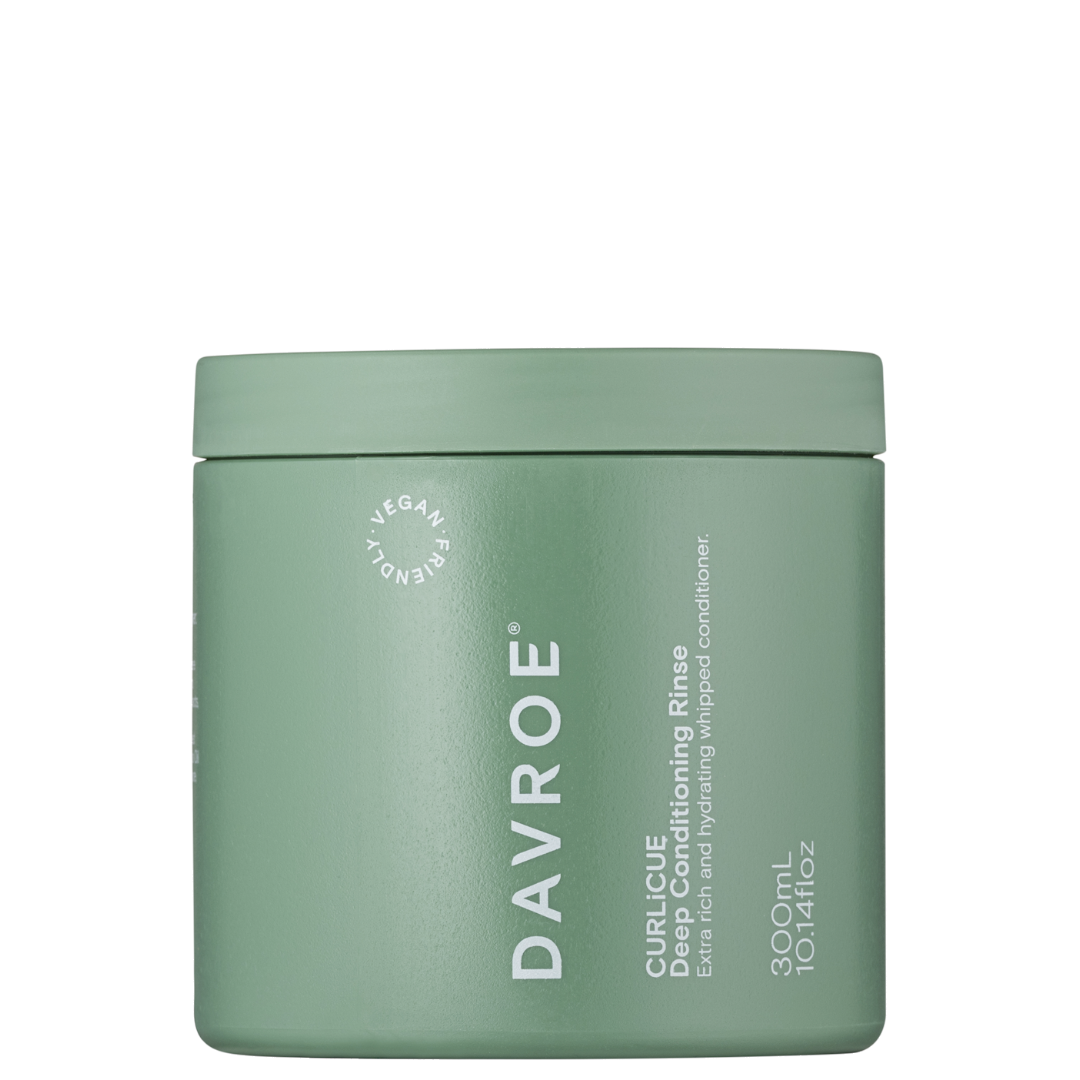Davroe Curlicue Deep Conditioning Rinse intensyvaus poveikio kondicionierius garbanotiems plaukams, 300 ml
