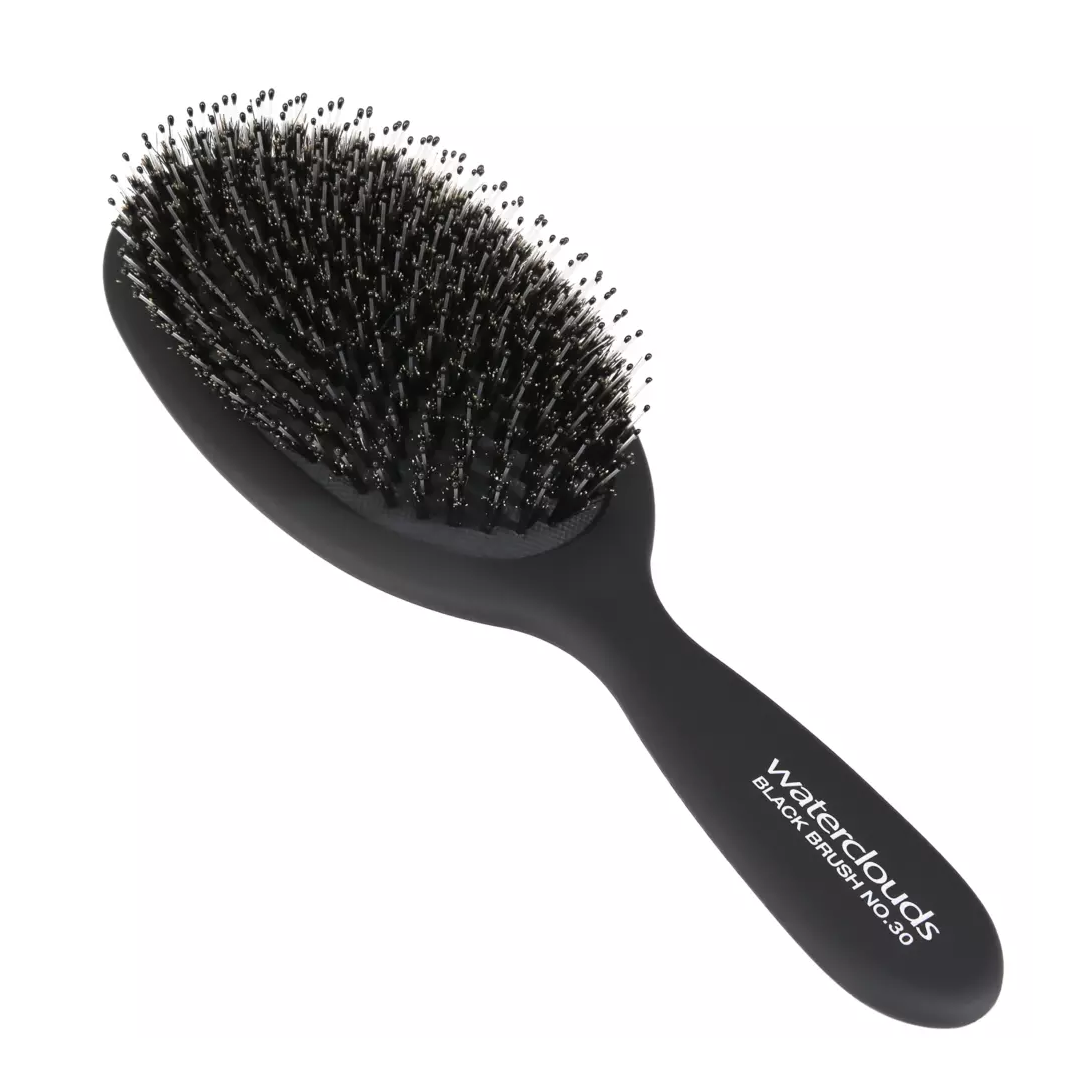 Waterclouds Black Brush Cushion Brush Large plaukų šepetys su šerno ir nailono šereliais Nr.30