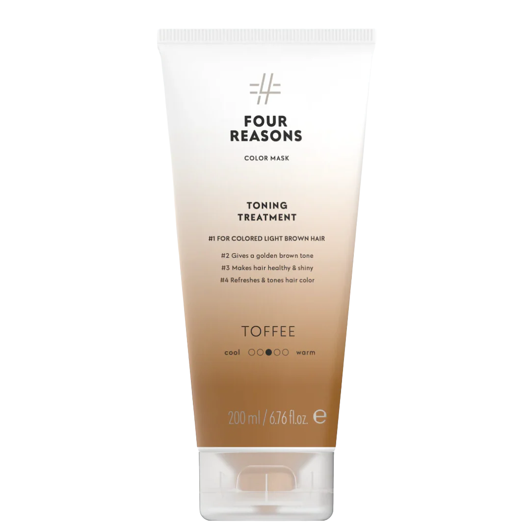 Four Reasons tonuojanti plaukų kaukė TOFFEE, 200ml