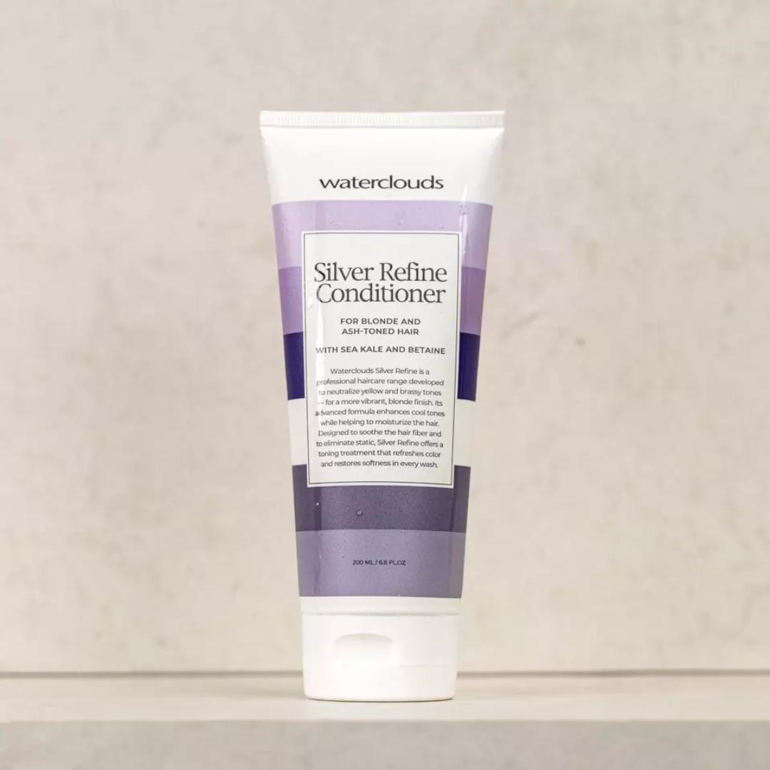 Waterclouds Silver Refine violetinis kondicionierius šviesiems plaukams, 200ml