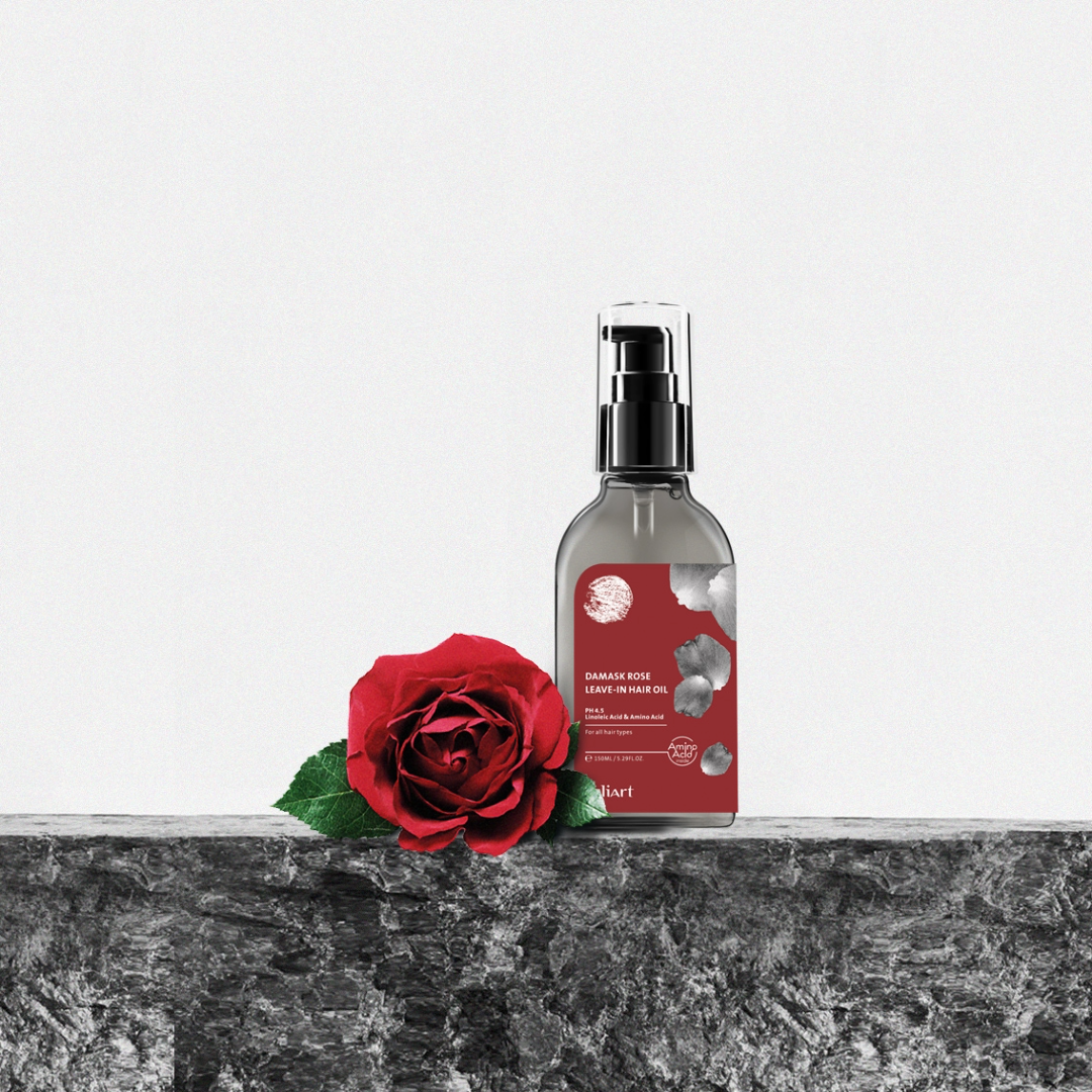 JuliArt Damask Rose puoselėjantis plaukų aliejus, 150ml