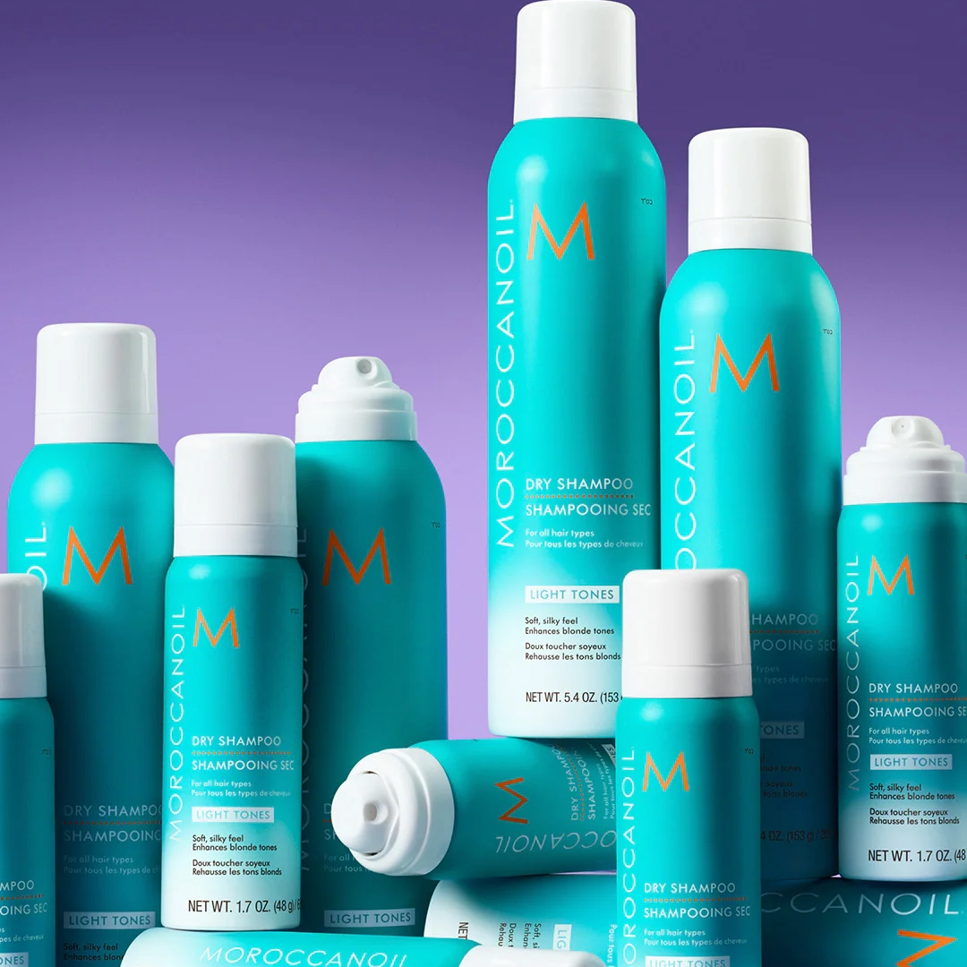 Moroccanoil Dry Shampoo Light Tones sausas šampūnas šviesiems plaukams, 217ml