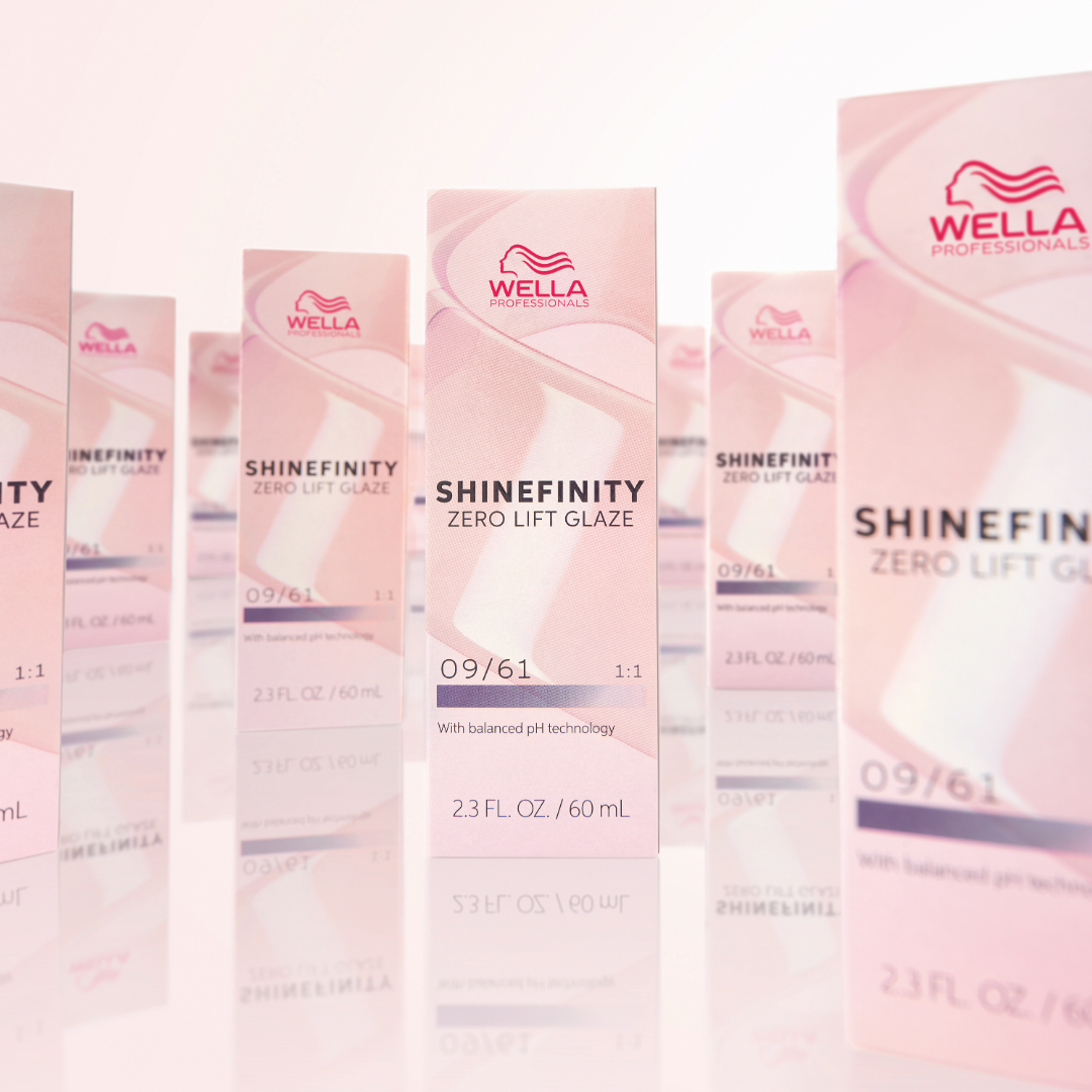 Wella Professionals Shinefinity Zero Lift Glaze Demi-Permanent geliniai plaukų dažai, 60ml