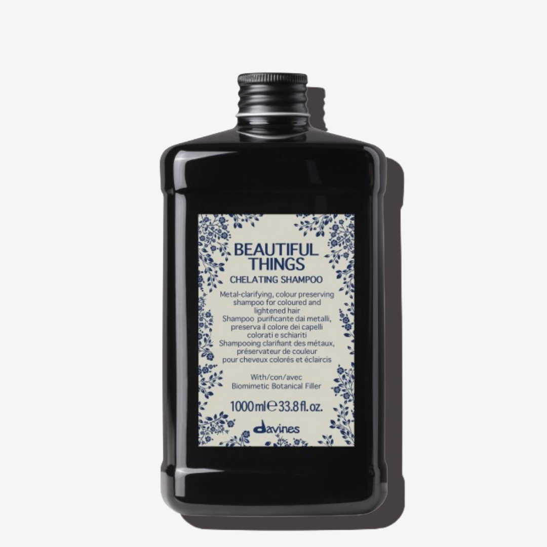 Davines Beautiful Things Chelating metalus išvalantis šampūnas dažytiems ir šviesintiems plaukams, 1000ml