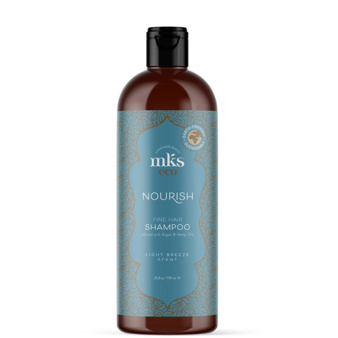 MKS eco Nourish Light Breeze šampūnas ploniems plaukams, 739ml