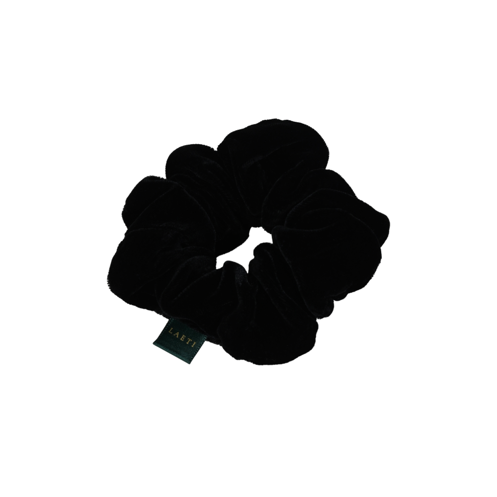 LAETI Claire Big šilkinė plaukų gumytė, Black