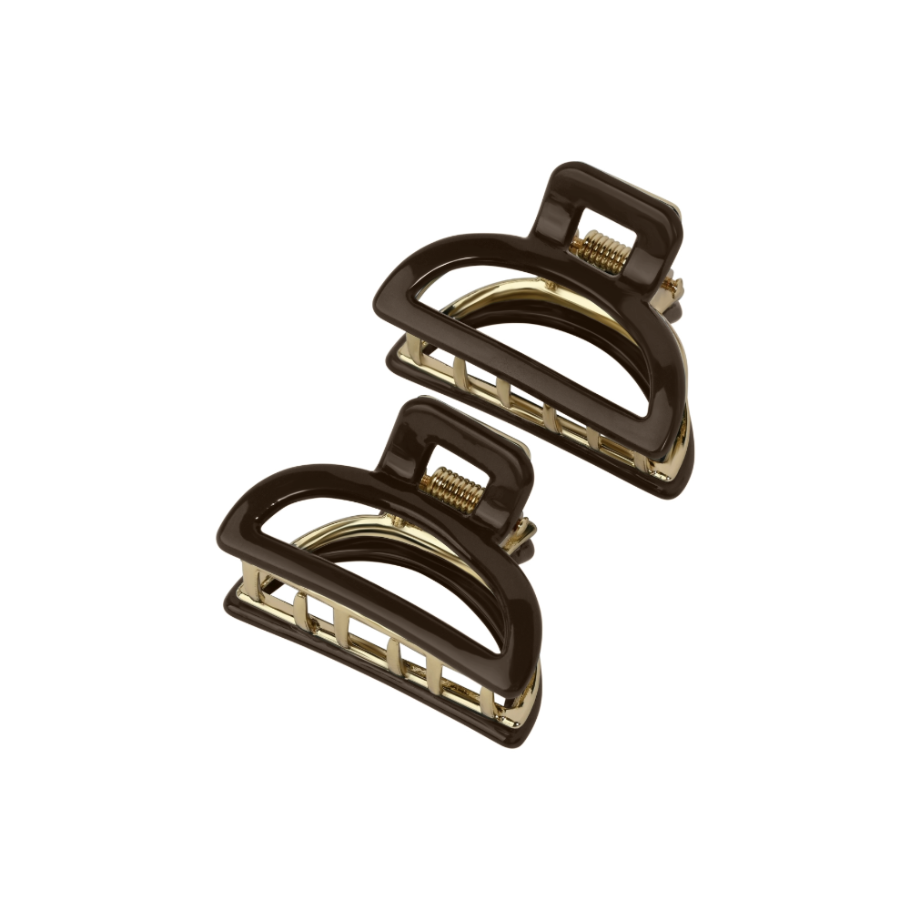 LAETI Louise plaukų segtukas, Chocolate (2vnt)