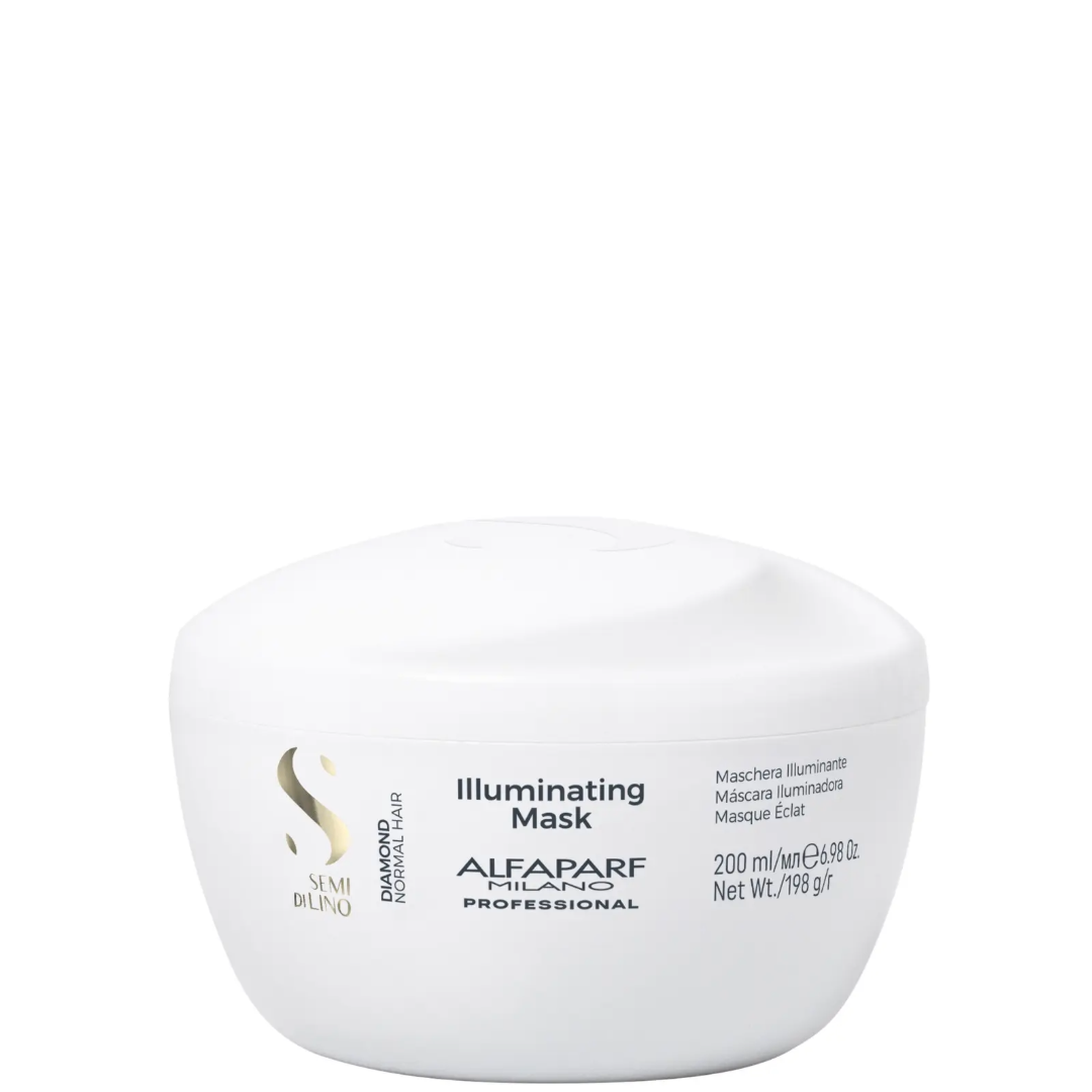 Alfaparf Semi Di Lino Diamond Illuminating deimantinio žvilgesio suteikianti plaukų kaukė, 200ml