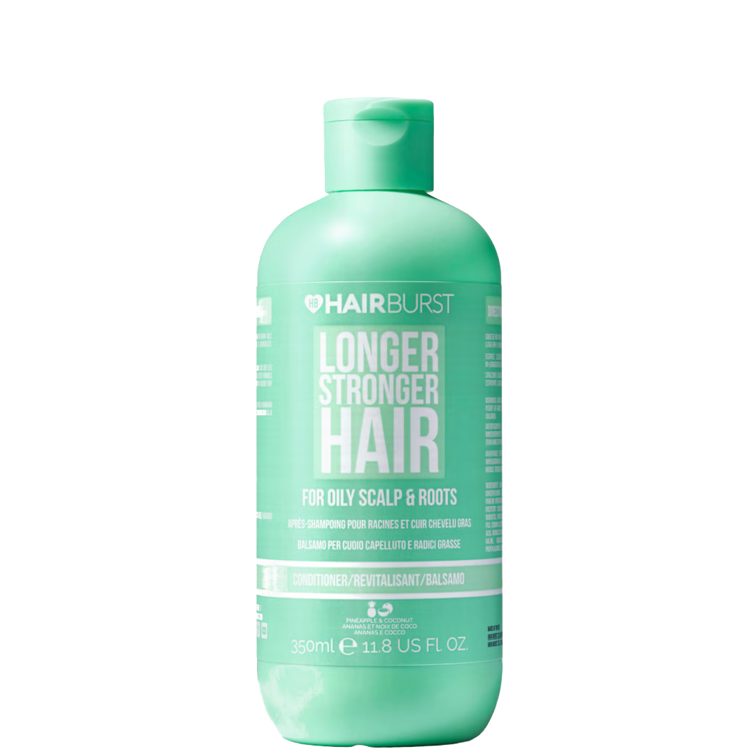 Hairburst Longer Stronger kondicionierius riebaluotoms šaknims ir galvos odai, 350 ml