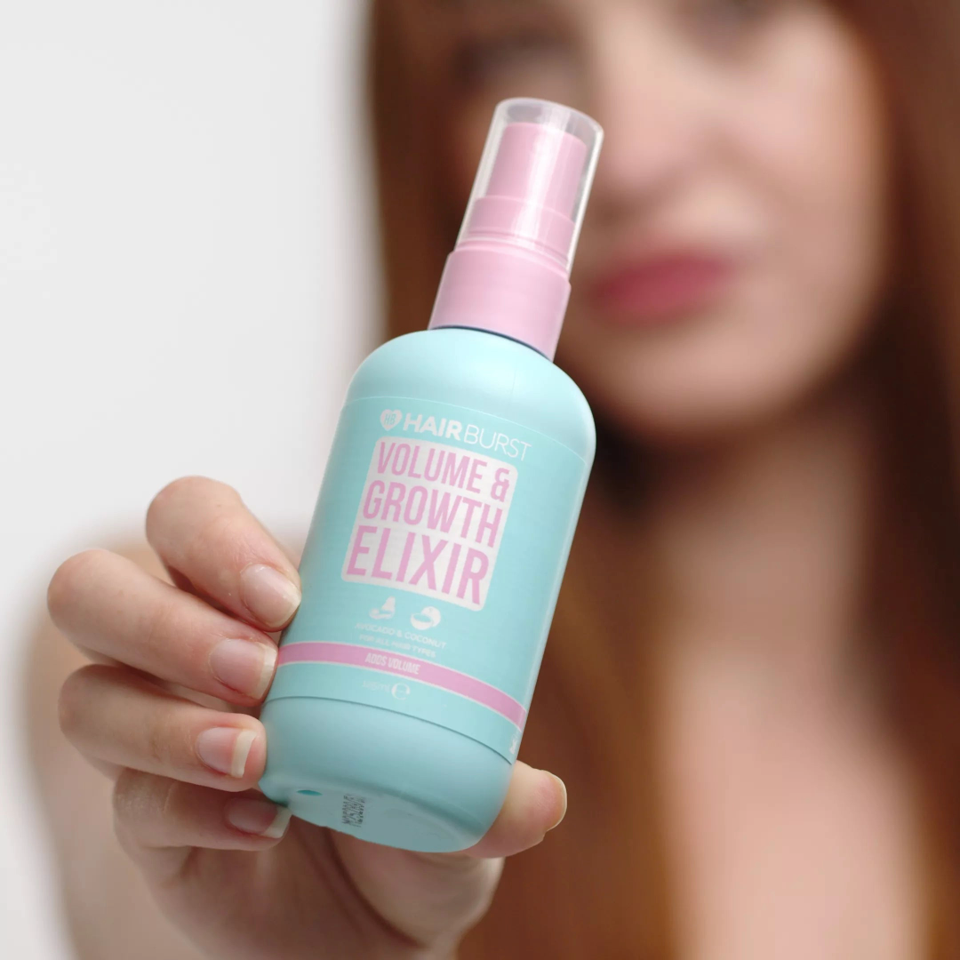 Hairburst Volume & Growth Elixir stiprinantis eliksyras plaukų apimčiai ir augimui, 125 ml