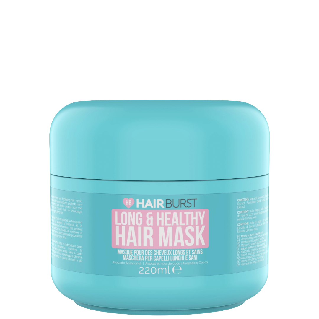 Hairburst Long & Healthy drėkinanti kaukė ilgiems plaukams, 220 ml