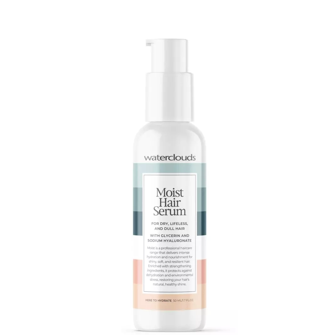 Waterclouds Moist Hair Serum drėkinamasis plaukų serumas, 50 ml
