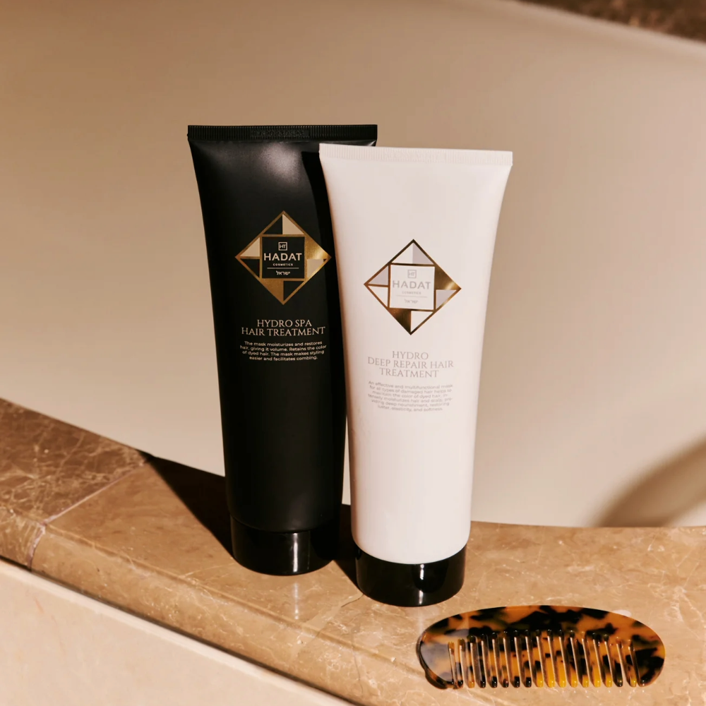 Hadat Cosmetics Hydro Deep Repair Hair Treatment giliai atkurianti plaukų kaukė, 250ml