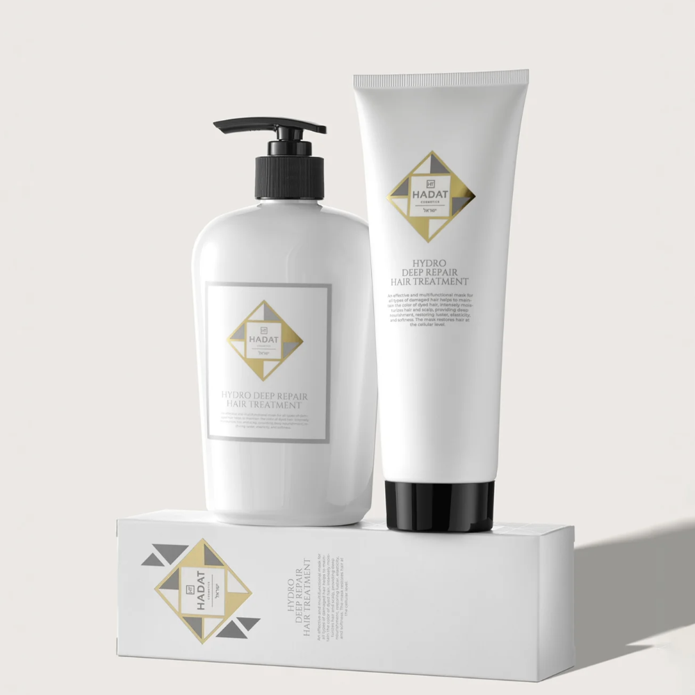 Hadat Cosmetics Hydro Deep Repair Hair Treatment giliai atkurianti plaukų kaukė, 500ml