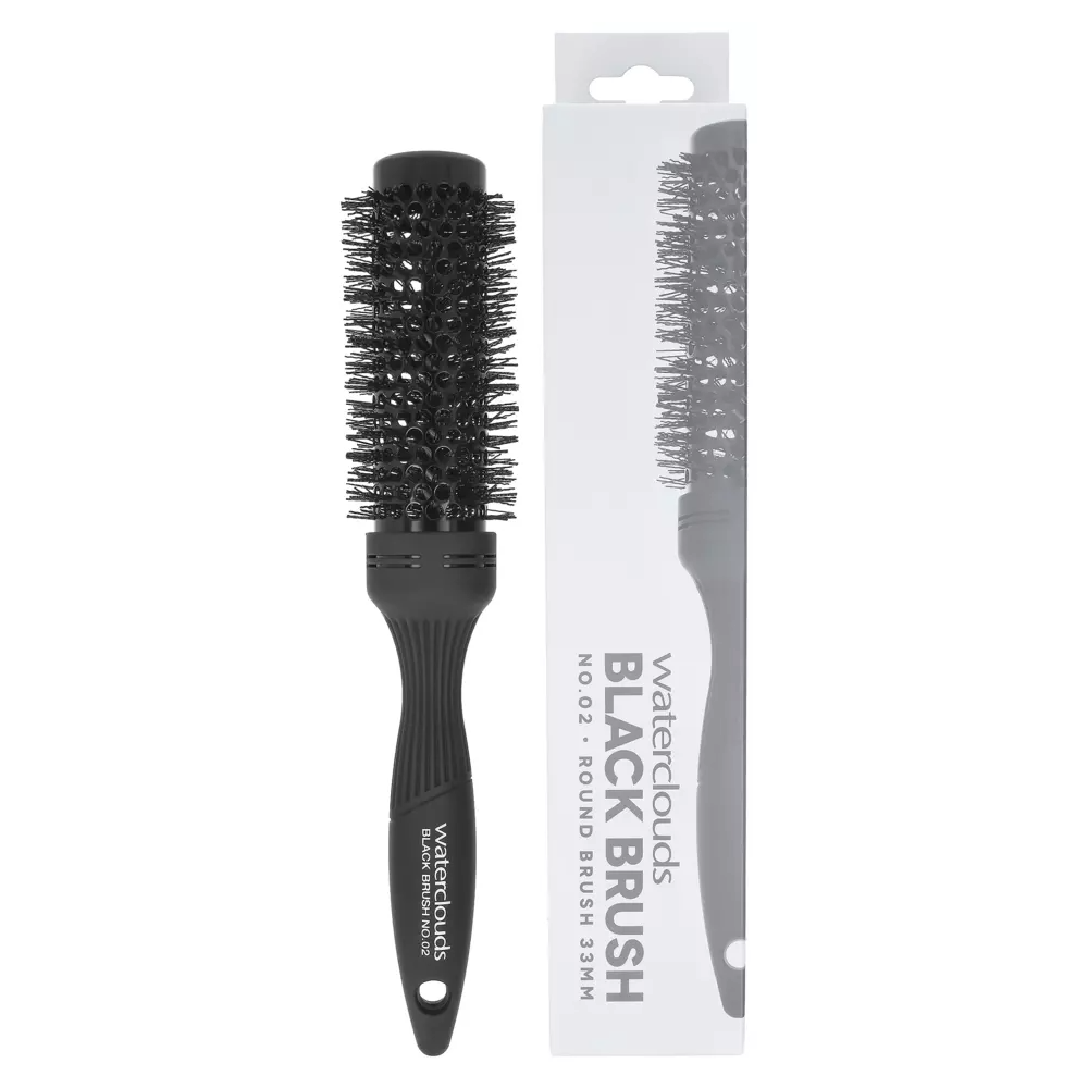 Waterclouds Black Brush 02 plaukų šepetys (33mm)
