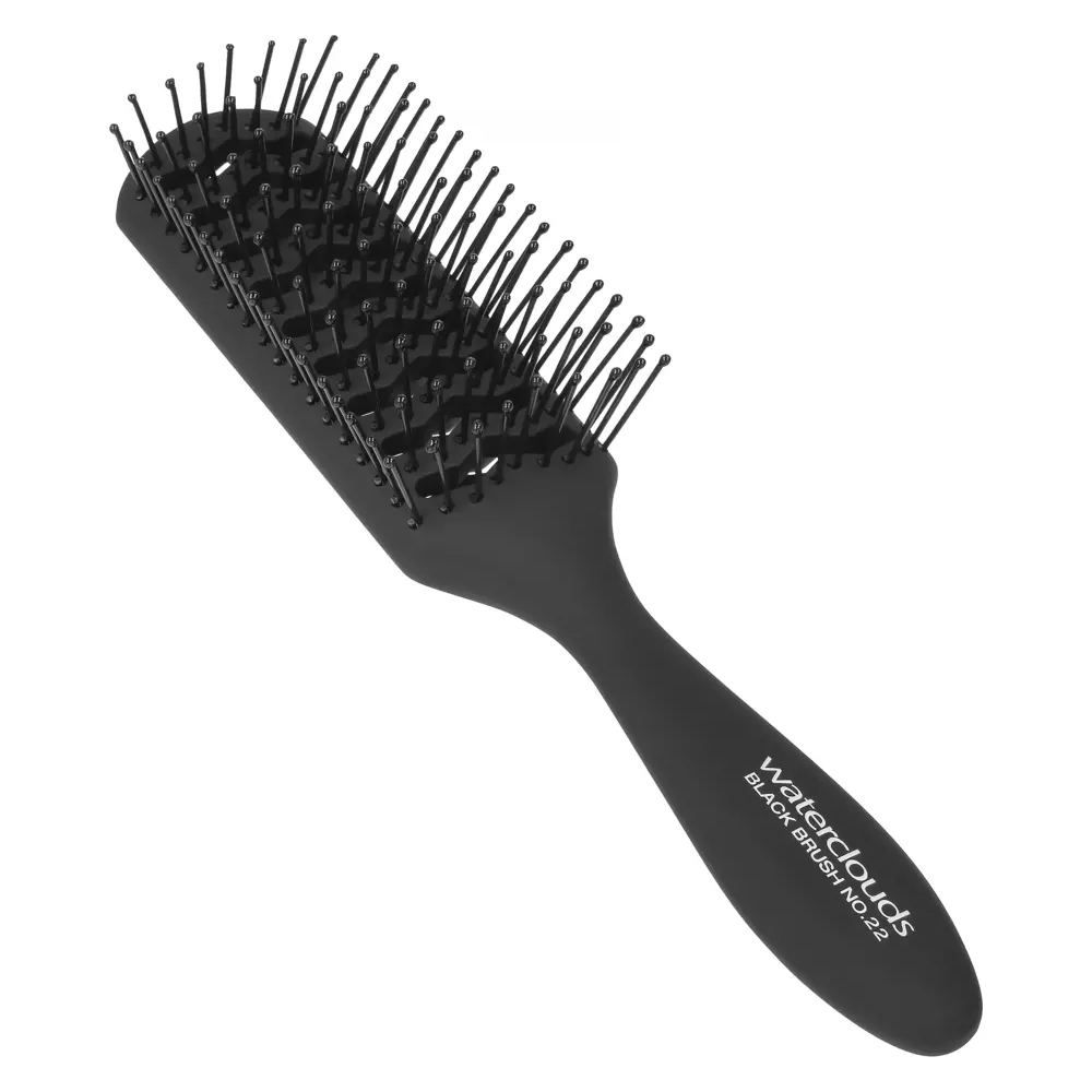 Waterclouds Black Brush Vent plaukų šepetys Nr. 22