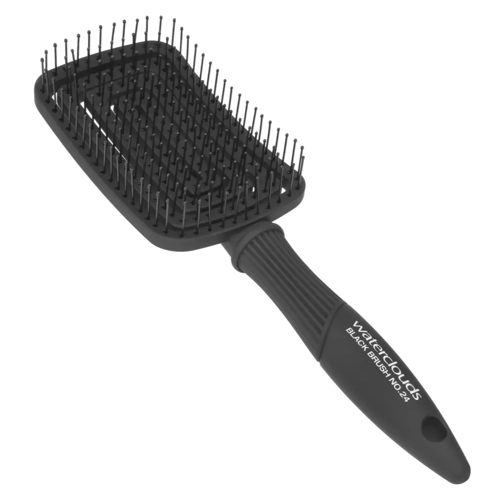 Waterclouds Black Brush Vent plaukų šepetys Nr. 24