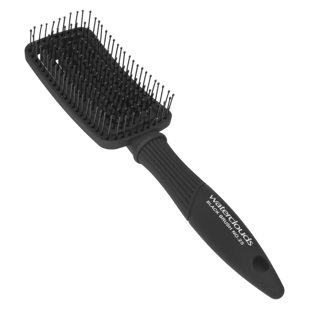 Waterclouds Black Brush Vent plaukų šepetys Nr. 25