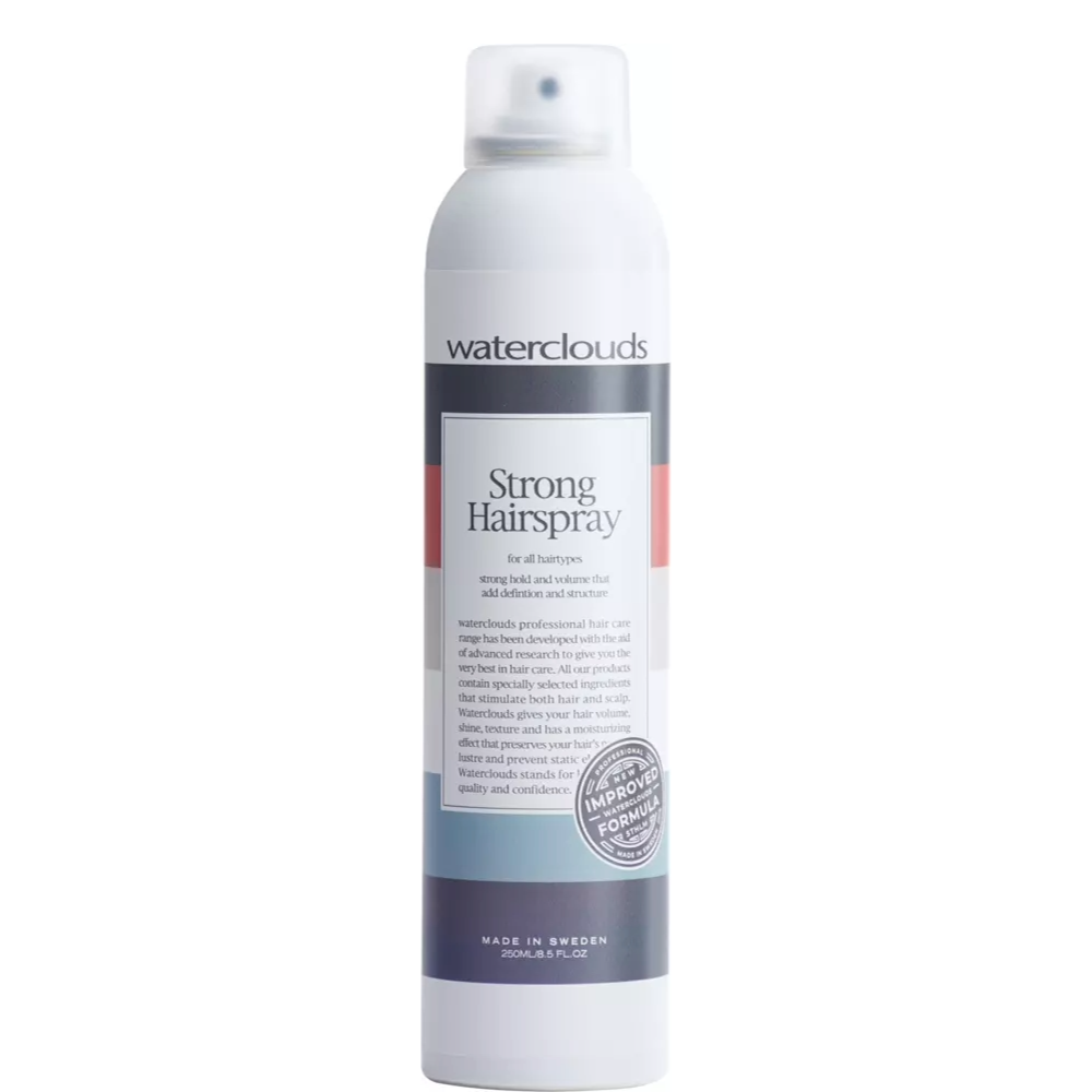 Waterclouds Strong Hairspray stiprios fiksacijos lakas, 250 ml