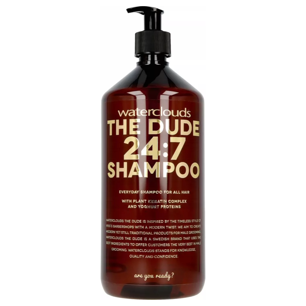Waterclouds The Dude 24/7 Shampoo Kasdienis plaukų šampūnas, 1000ml