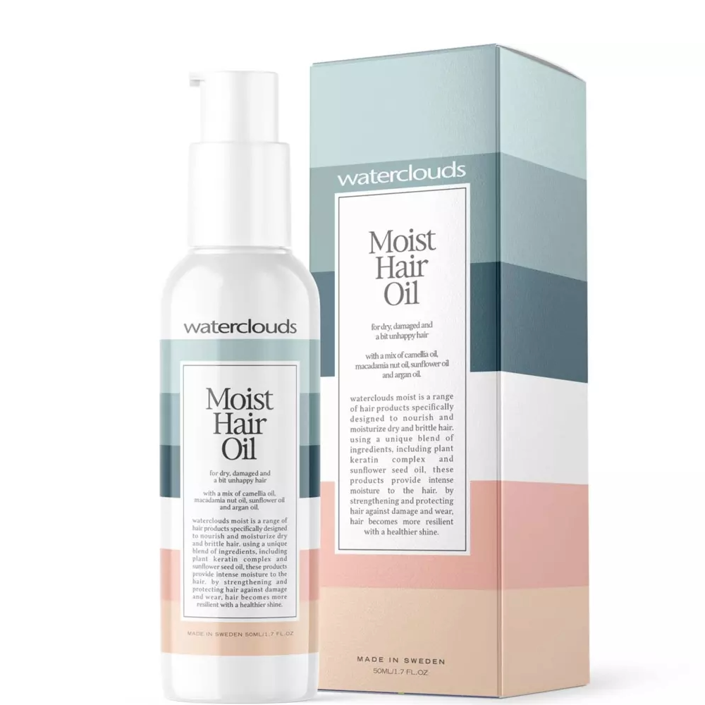 Waterclouds Moist Oil plaukų aliejus, 50 ml