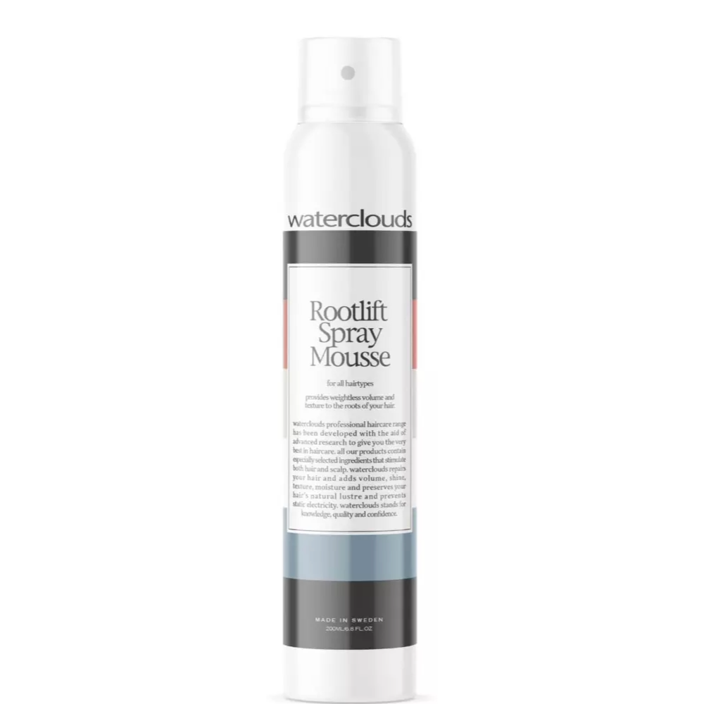 Waterclouds Rootlift Spray Mousse apimties suteikiančios plaukų putos, 200 ml