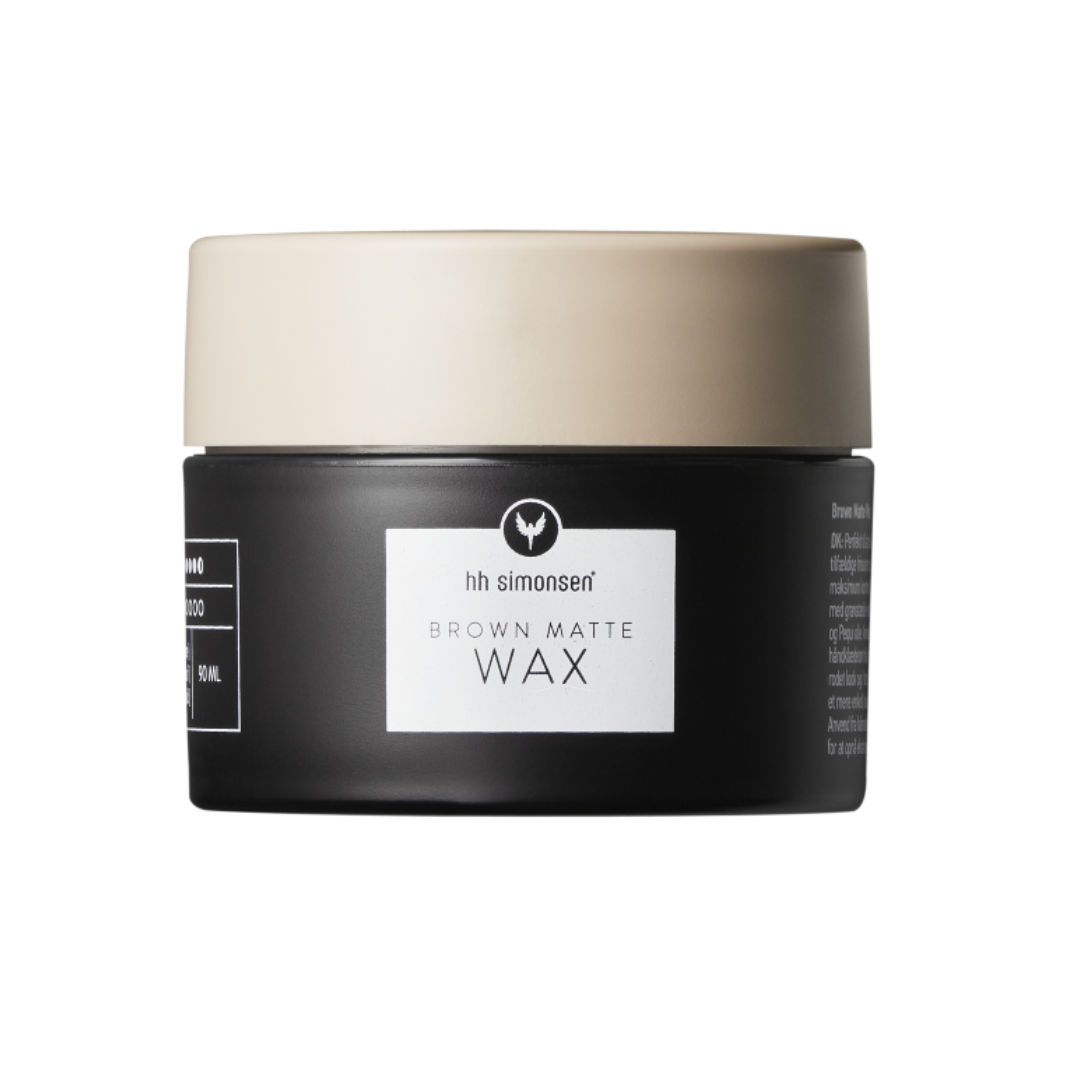HH Simonsen Brown Matte Clay Wax matinis plaukų vaškas, 90 ml