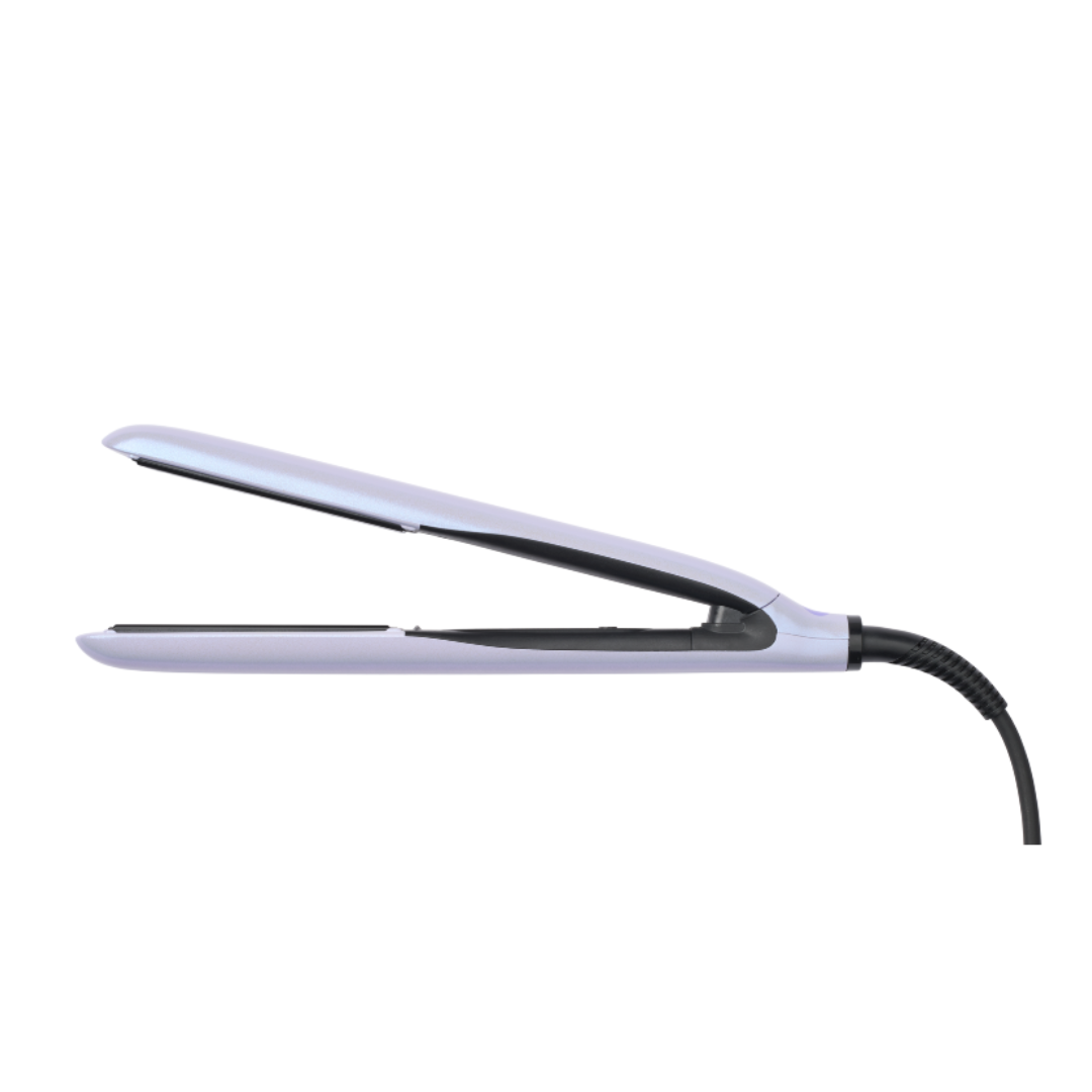 HH Simonsen True Divinity MK2 plaukų tiesinimo žnyplės + Gloss Brush šepetys, Lavender Haze rinkinys