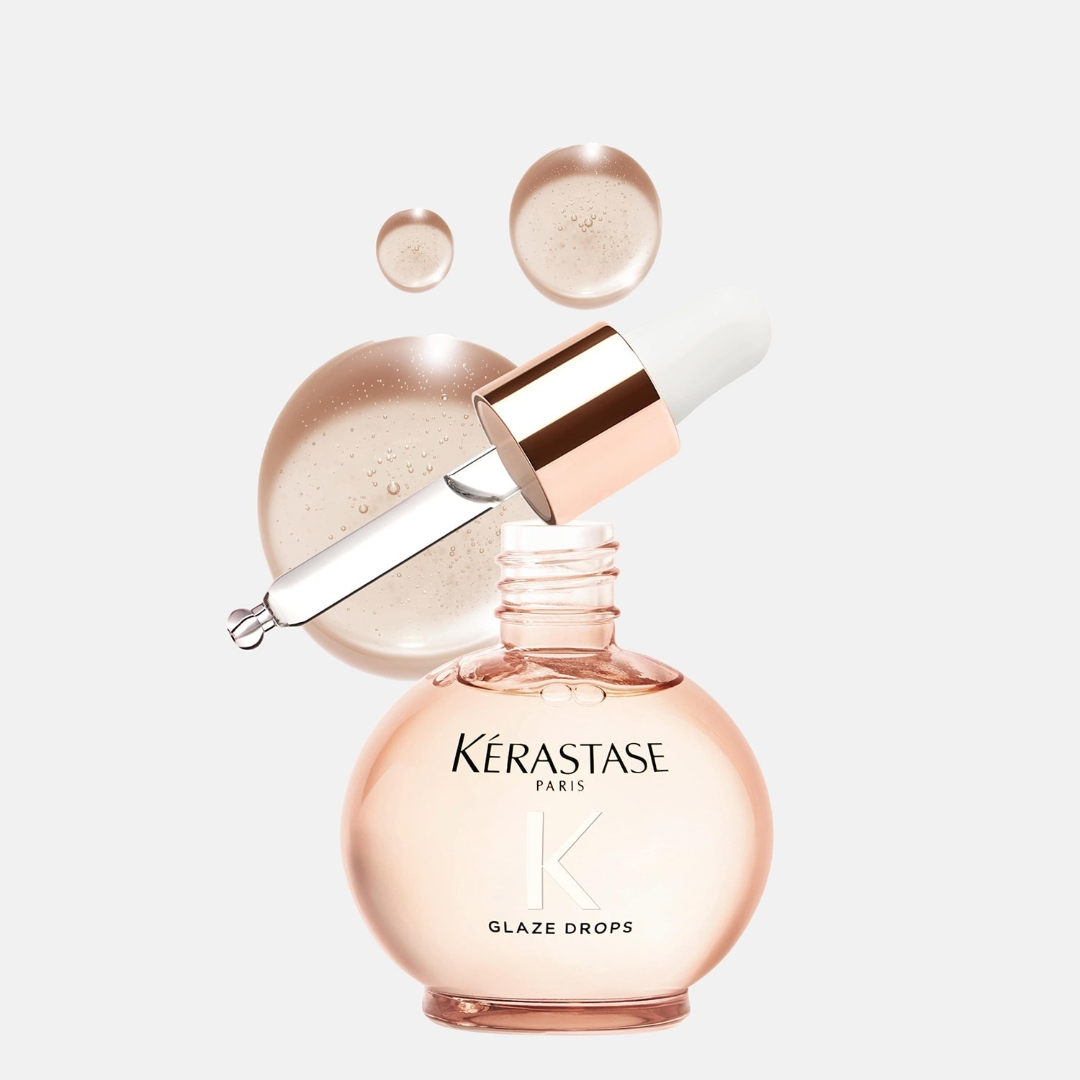 Kérastase Gloss Absolu Glaze Drops lengvos tekstūros, žvilgesį pabrėžiantis aliejus, 45ml