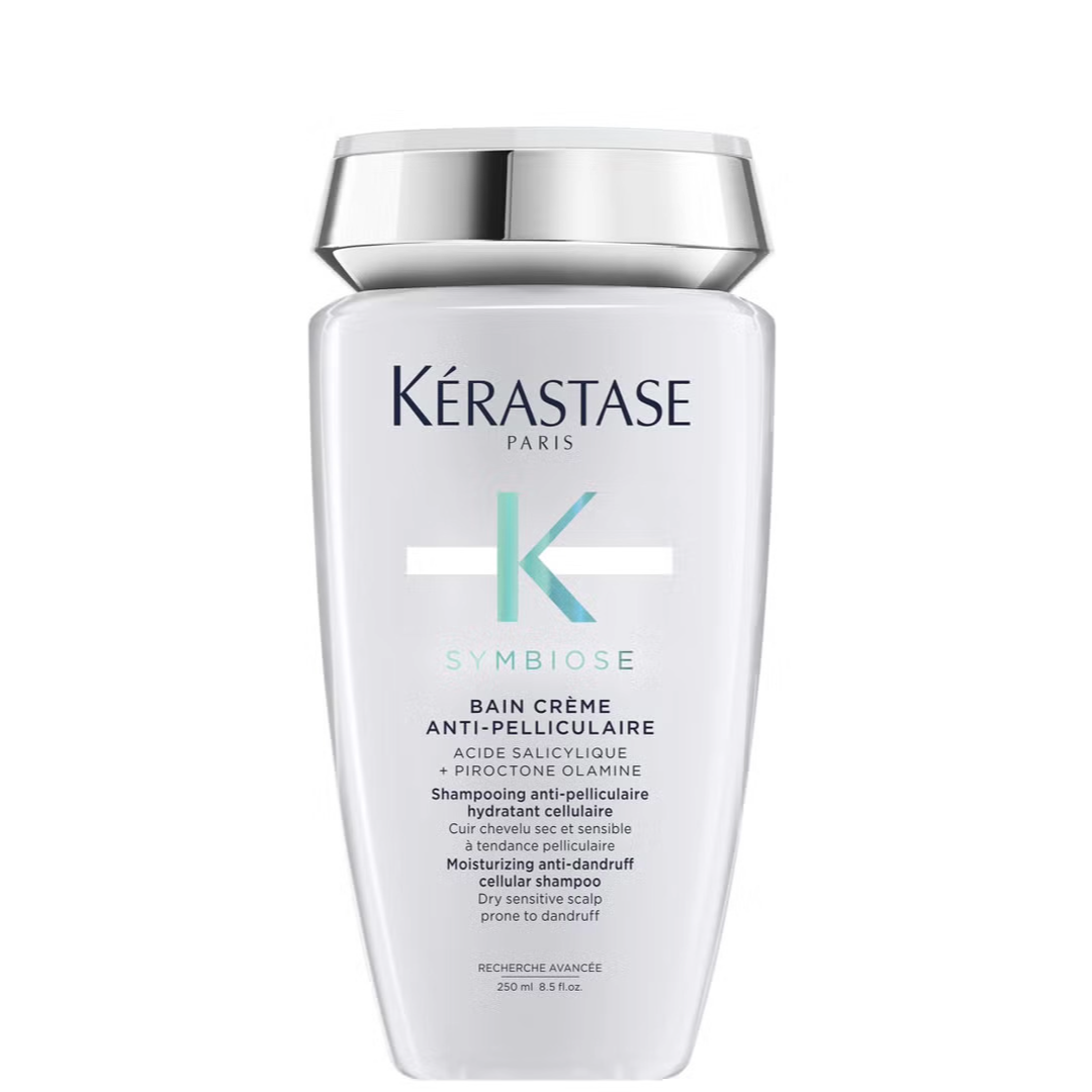 Kérastase Symbiose Bain Crème Anti-Pelliculaire kreminės tekstūros šampūnas nuo pleiskanų, sausai ir jautriai galvos odai, 250 ml
