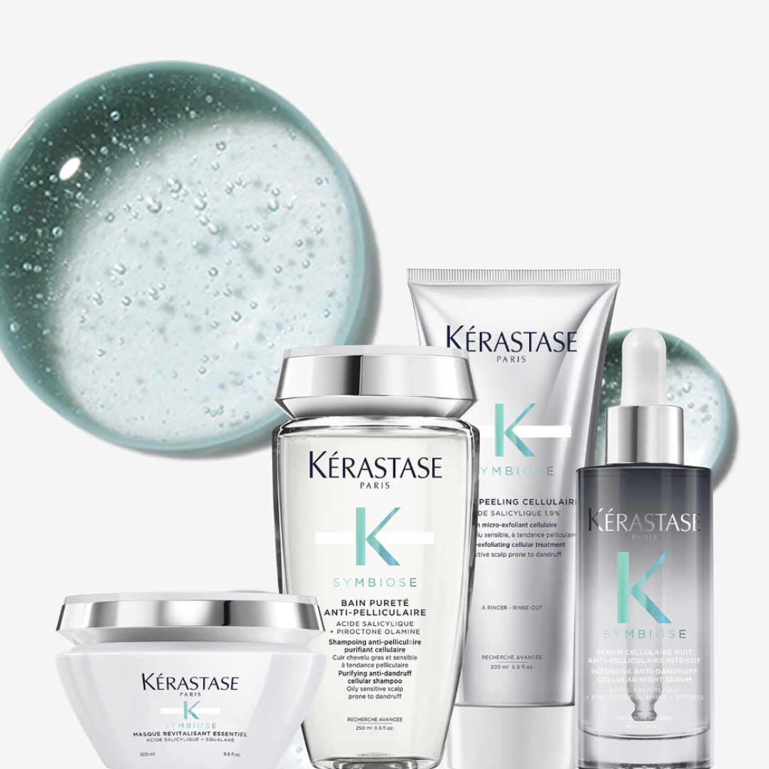 Kérastase Symbiose Bain Crème Anti-Pelliculaire kreminės tekstūros šampūnas nuo pleiskanų, sausai ir jautriai galvos odai, 250 ml