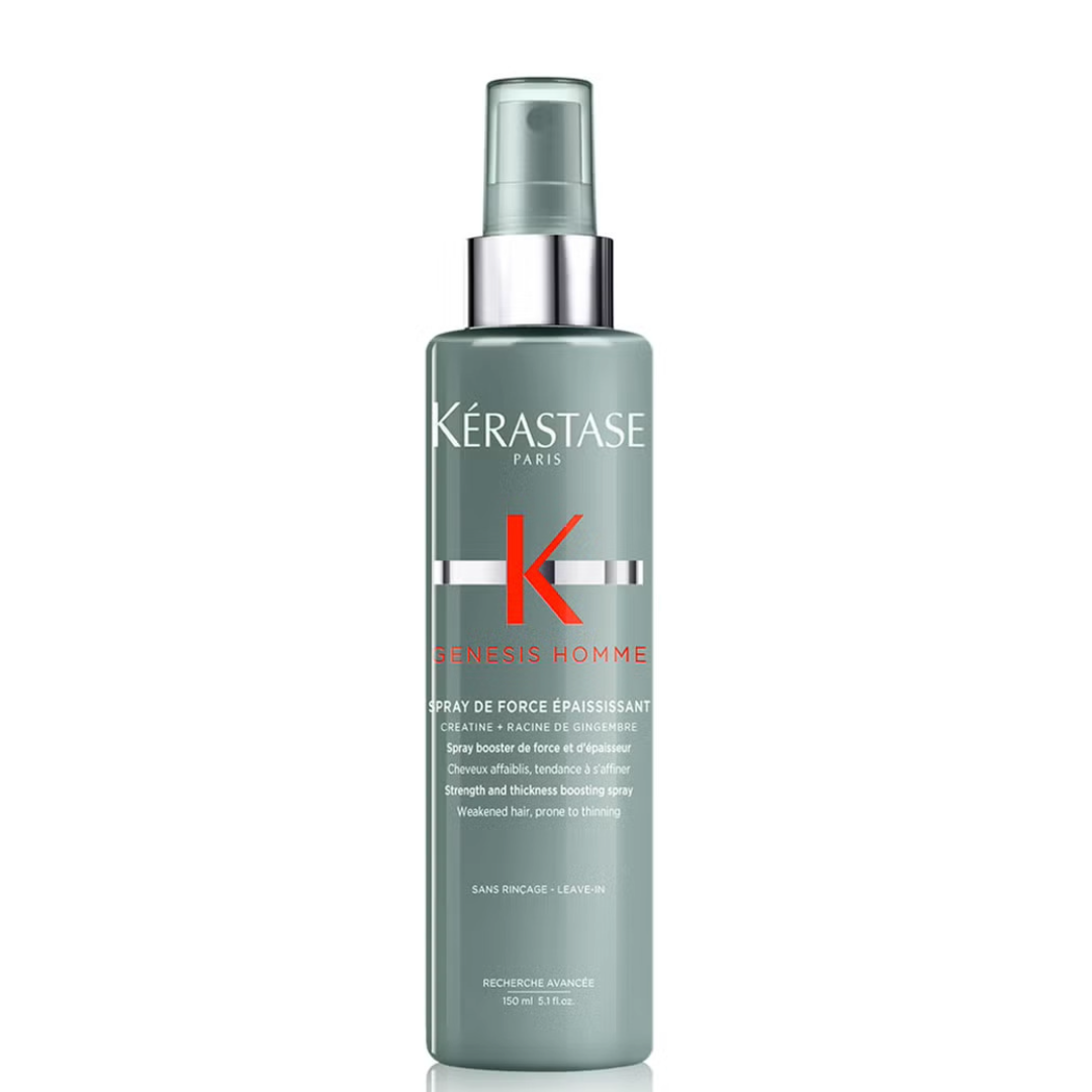 Kérastase Genesis Homme Spray de Force Épaississant plaukų apimtį didinantis ir stiprinantis purškiklis, 150ml