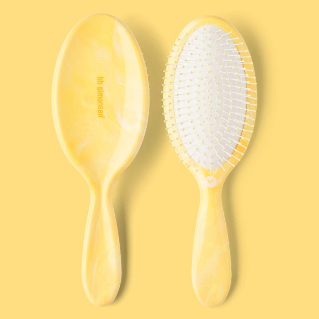 HH Simonsen Wonder Brush SS25 Limited Edition plaukų šepetys "Yellow"