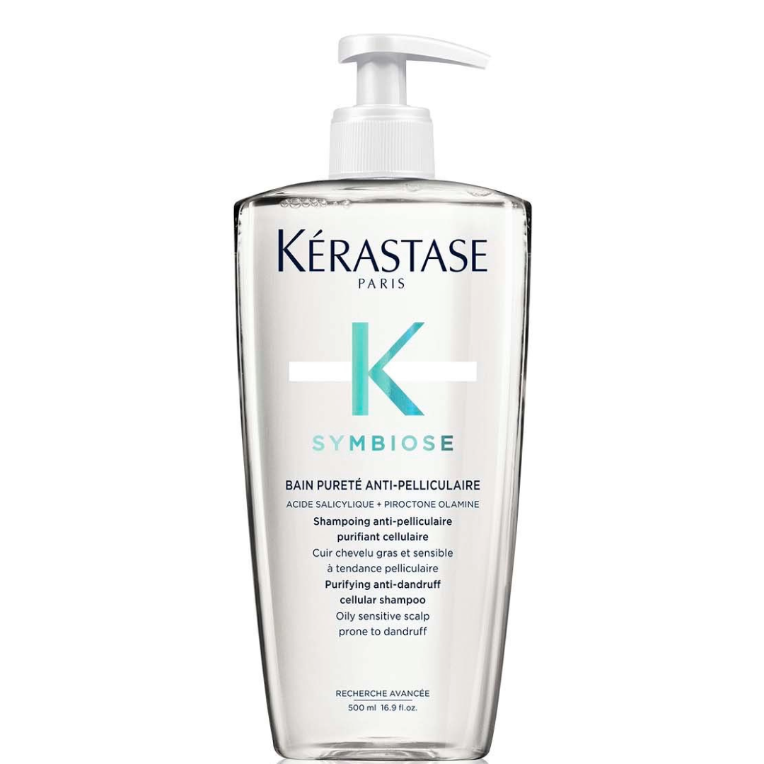 Kérastase Symbiose Bain Pureté Anti-Pelliculaire valomasis plaukų šampūnas nuo pleiskanų, 500ml