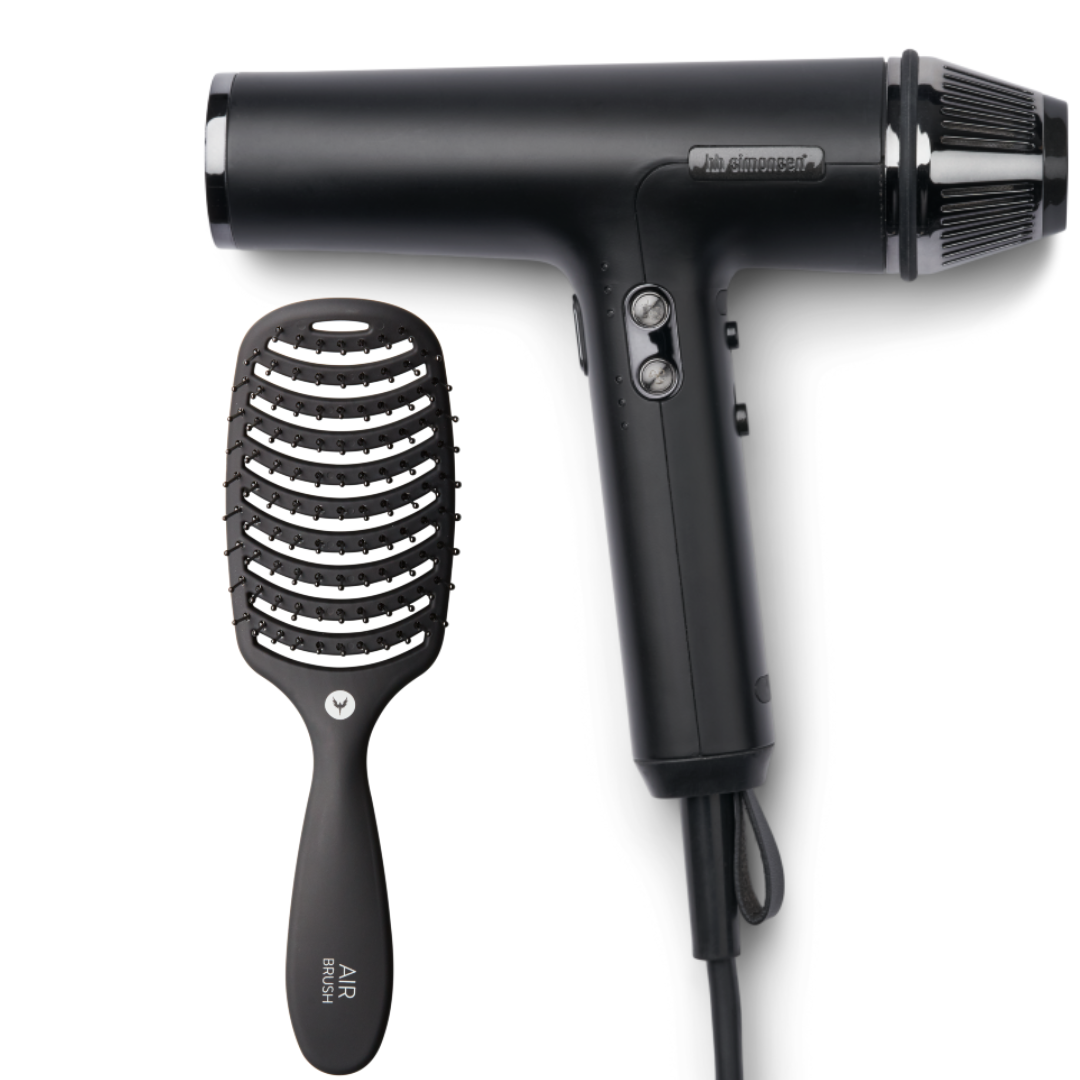 HH Simonsen Nano Ion Dryer plaukų džiovintuvas + plaukų šepetys Air Brush rinkinys