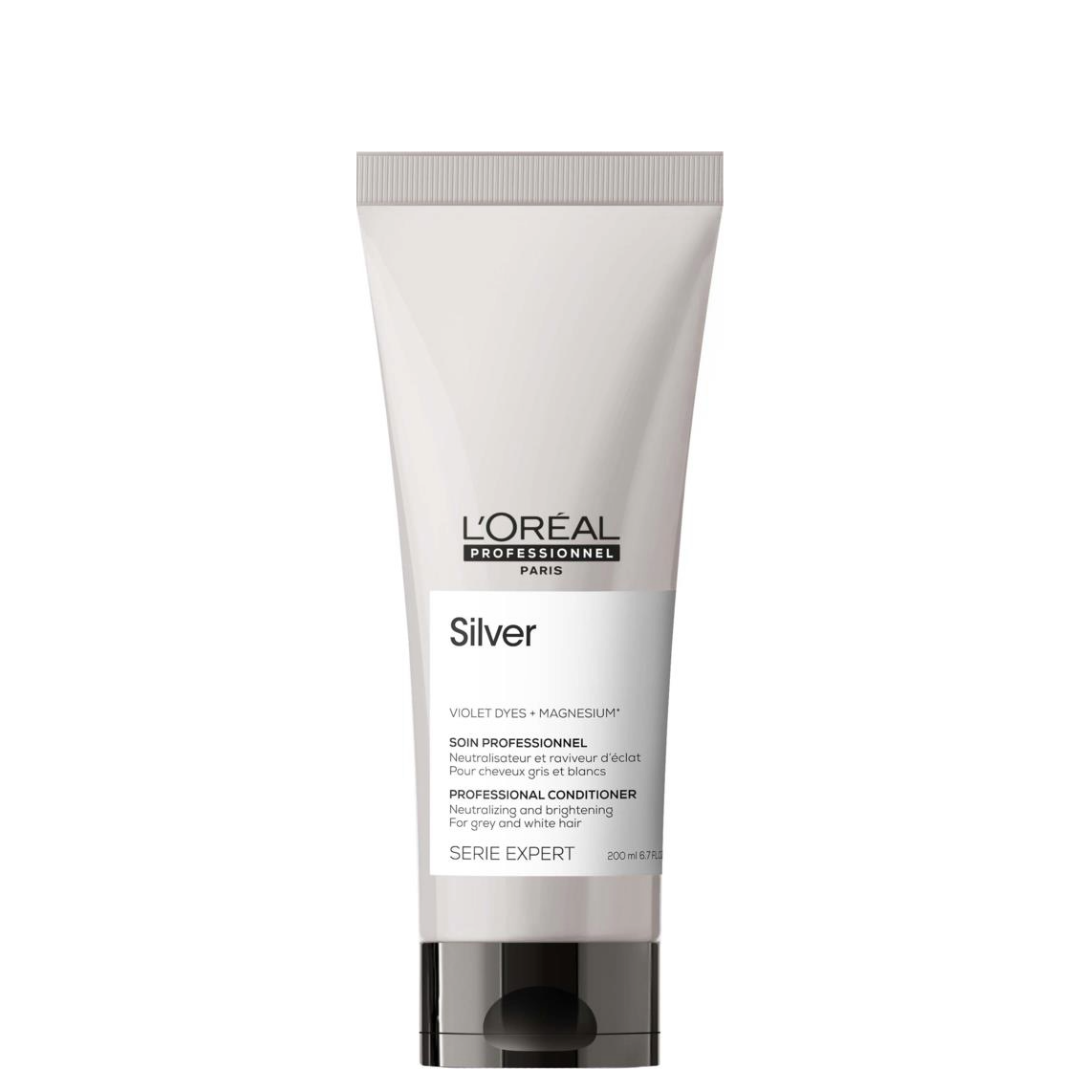 L'Oréal Professionnel Silver atspalvį koreguojantis kondicionierius šviesiems plaukams, 200ml
