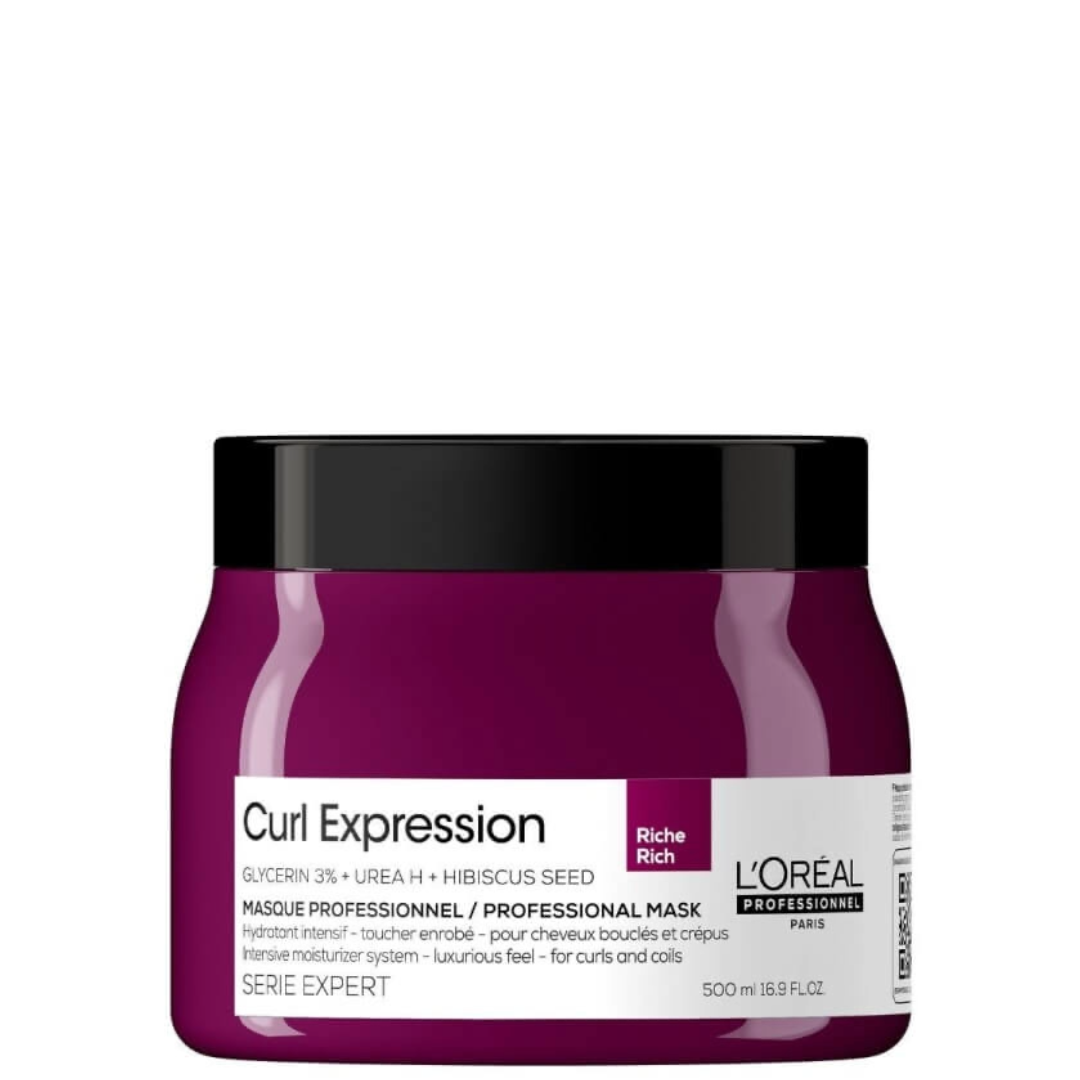 L'Oréal Professionnel Curl Expression Riche intensyviai drėkinanti kaukė garbanotiems plaukams, 500 ml